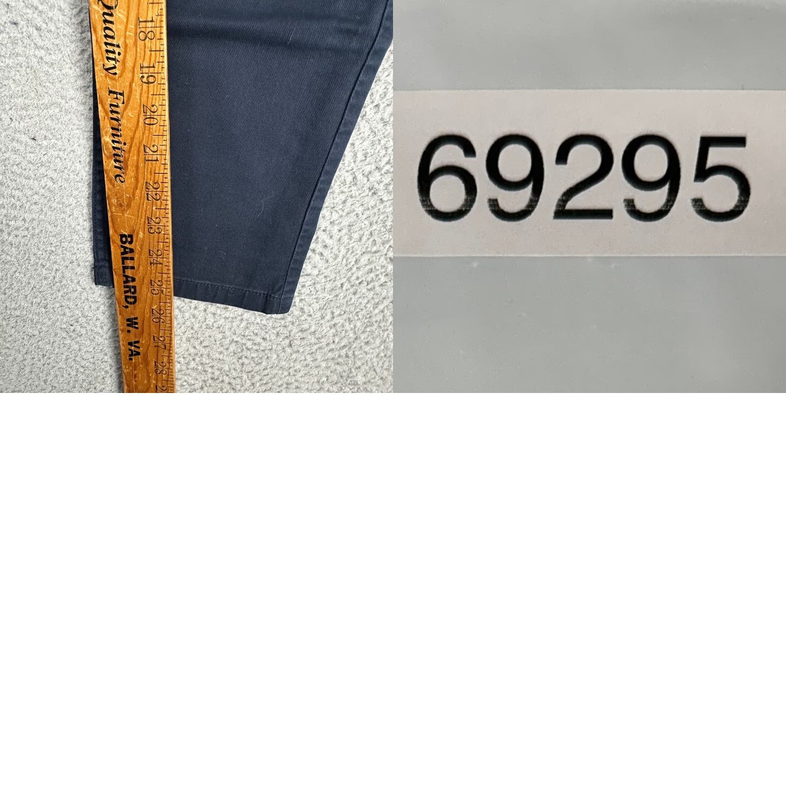 Vintage U-510 Garment Dyed Twill 5 Pocket Pants Mens 30X25 Navy Blue Casual Stretch NEW Size US 30 / EU 46 - 8 Thumbnail