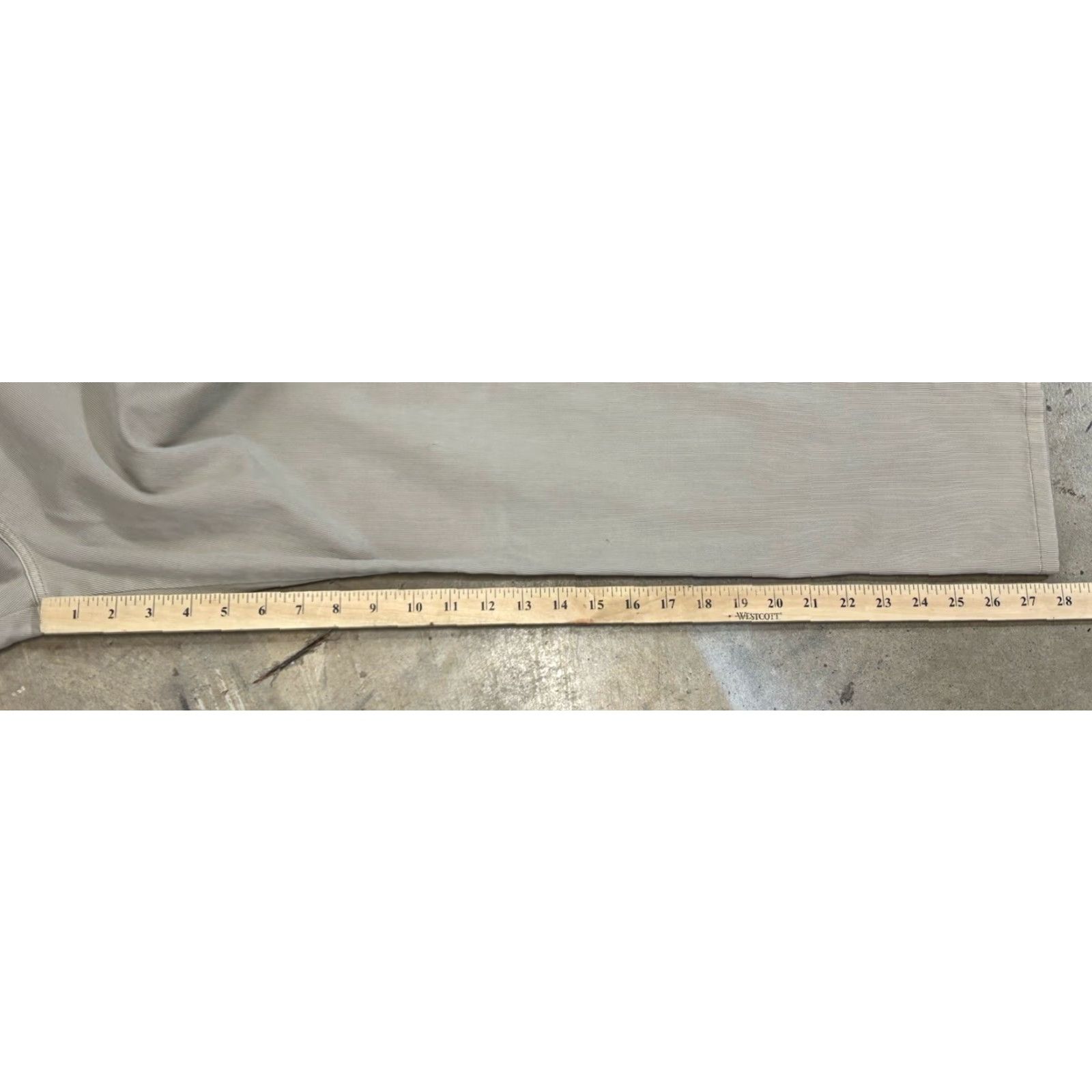 johnnie-O Johnnie O Pants 5-Pocket Corduroy Khaki Mens 36 Regular Flat Front Zip 28 Inseam Logo Comfort Size US 36 / EU 52 - 8 Thumbnail