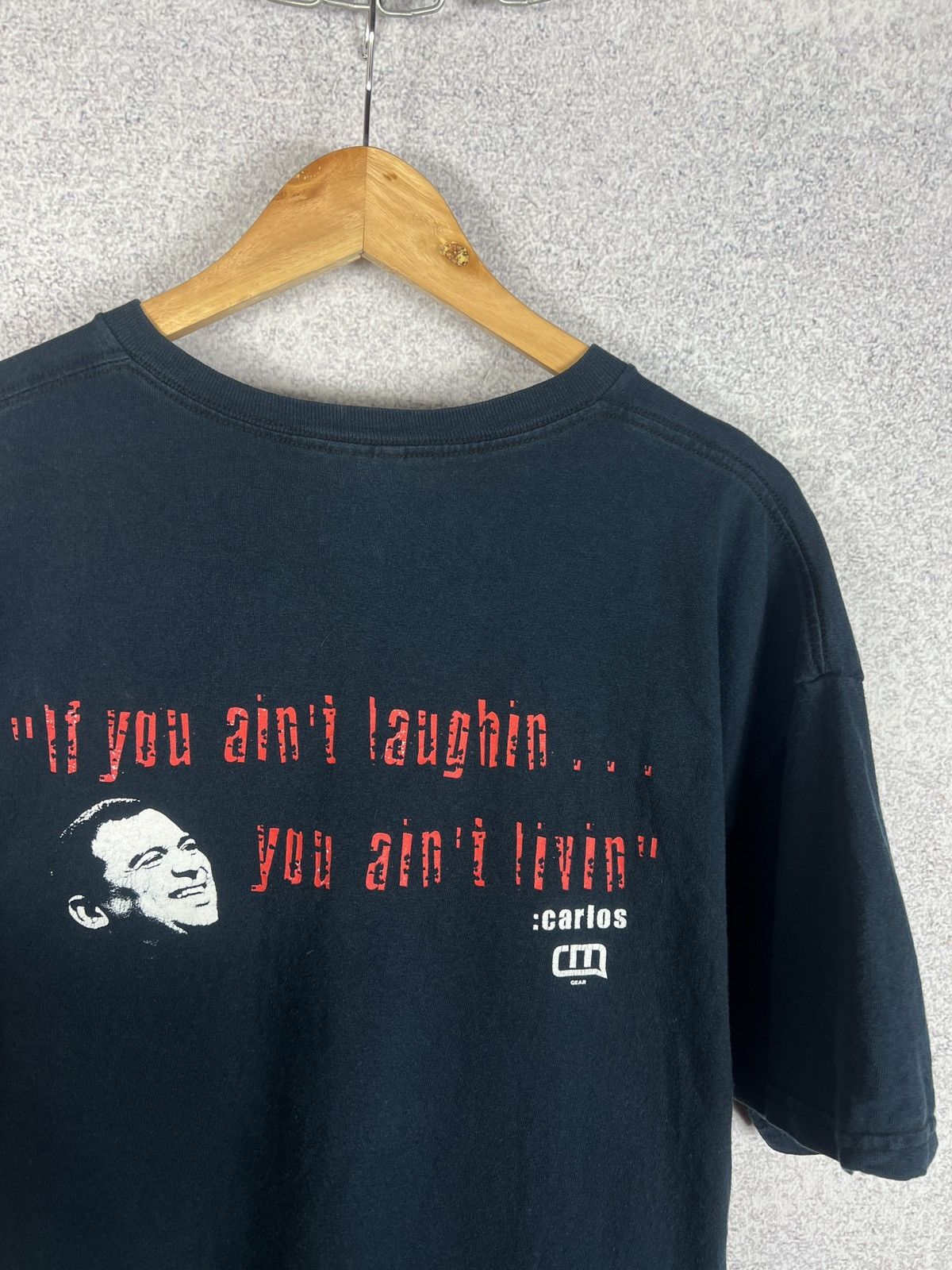 Vintage Vintage Carlos Mencia Comedy Central Humor Tee Size US XL / EU 56 / 4 - 4 Thumbnail
