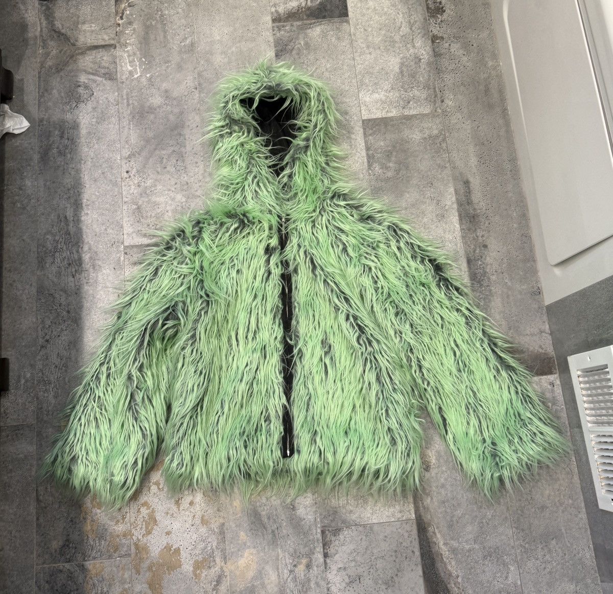 Vintage Bright Green Gilly Jacket Size US L / EU 52-54 / 3 - 1 Thumbnail