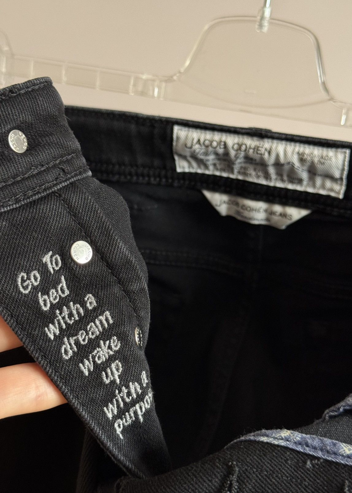 Jacob Cohen Jacob Cohen Black Slim Fit Stretch Jeans Denim Pants 31-33 Size US 33 - 14 Thumbnail