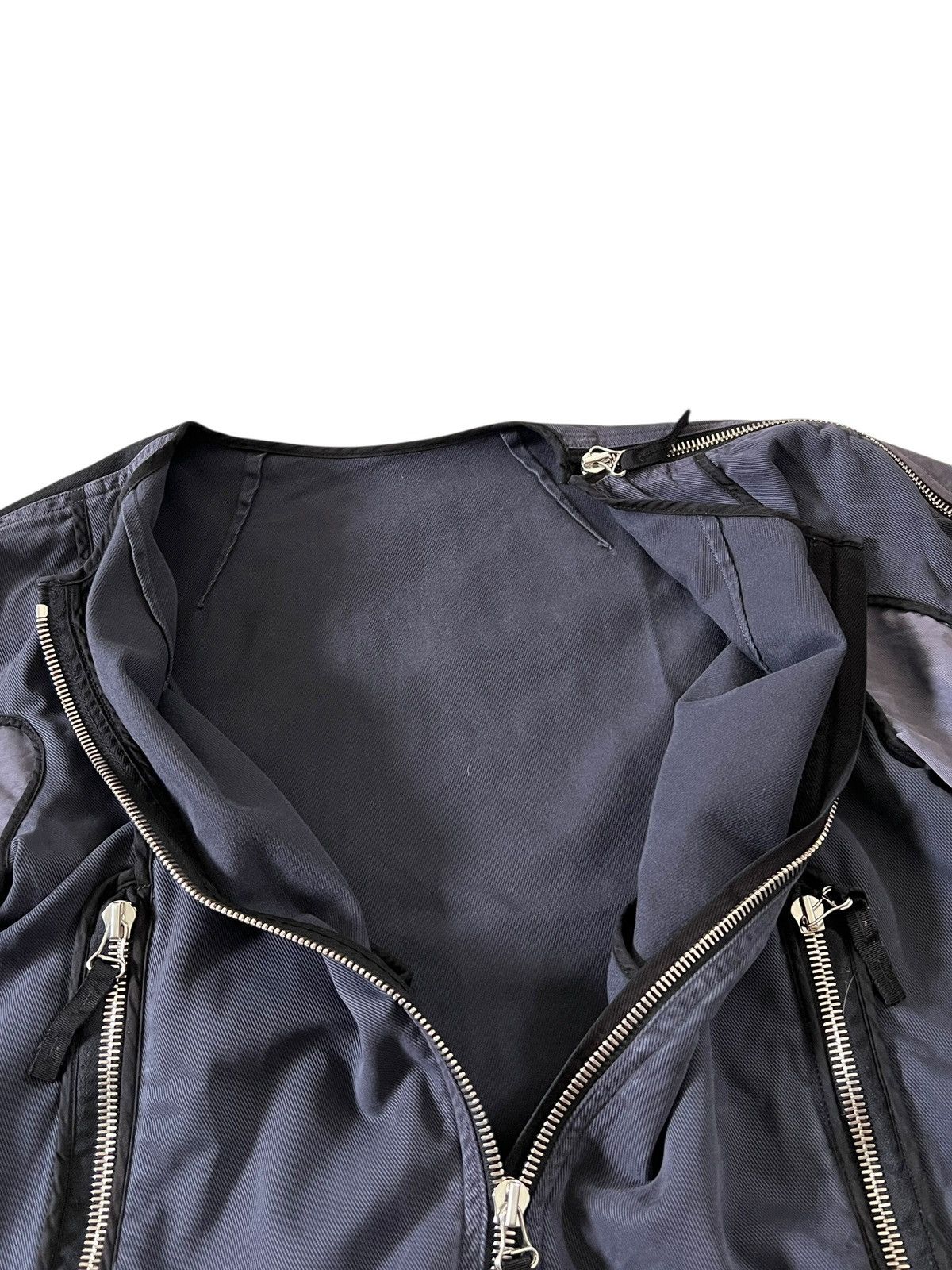 Dries Van Noten Dries Van Noten AW14 Cropped Zip Bomber Jacket Size US S / EU 44-46 / 1 - 11 Thumbnail