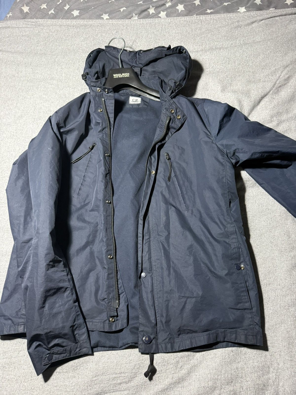 C.P. Company C p company Google jacket micro-m navy Size US L / EU 52-54 / 3 - 2 Thumbnail