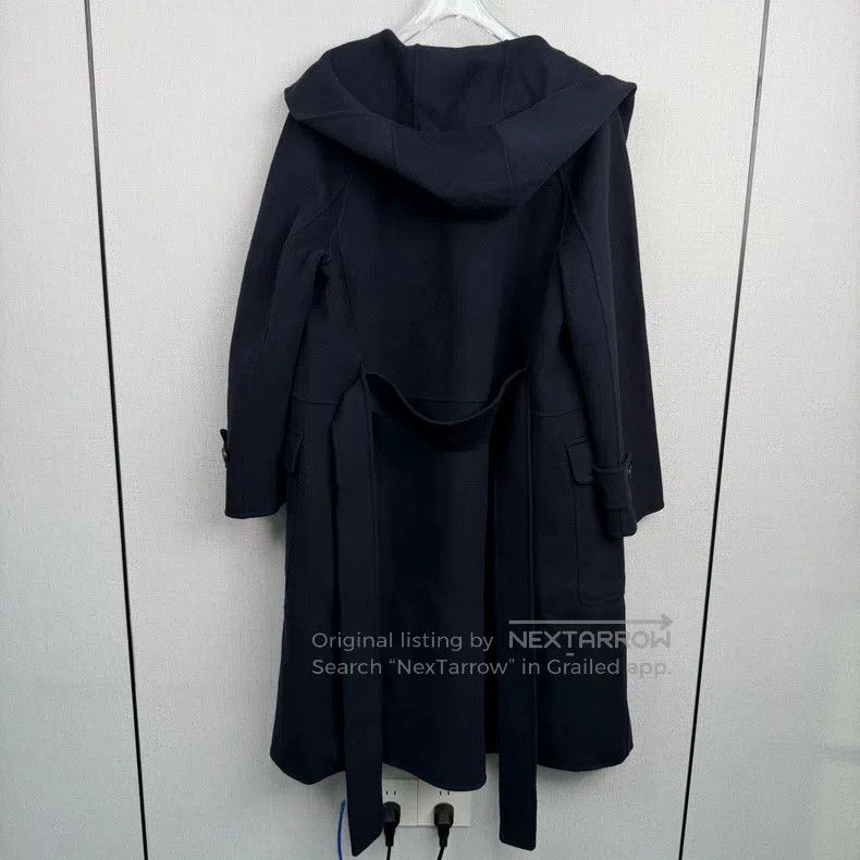 Max Mara Max Mara Navy Blue Overcoat Size S / US 4 / IT 40 - 2 Thumbnail