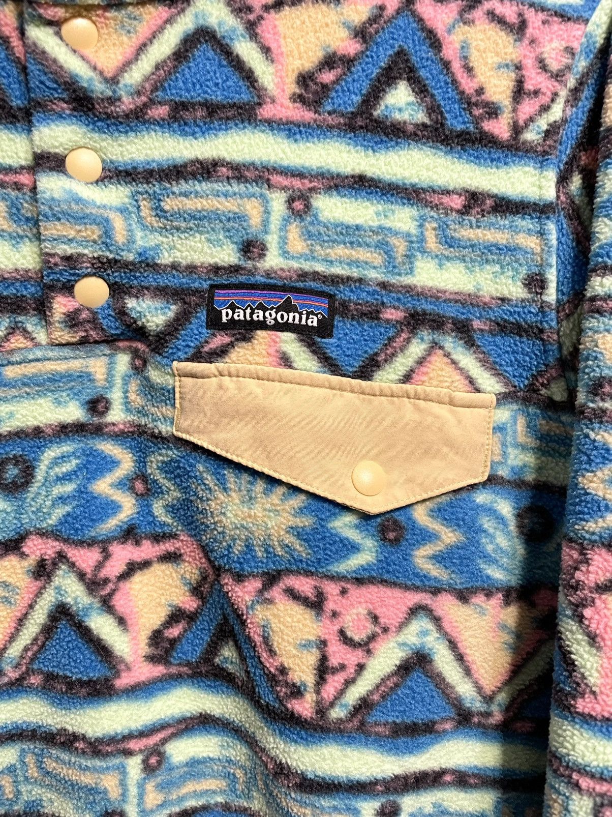 Patagonia Vintage Patagonia Synchilla Fleece Pullover Jacket Aztec Size US XS / EU 42 / 0 - 5 Thumbnail