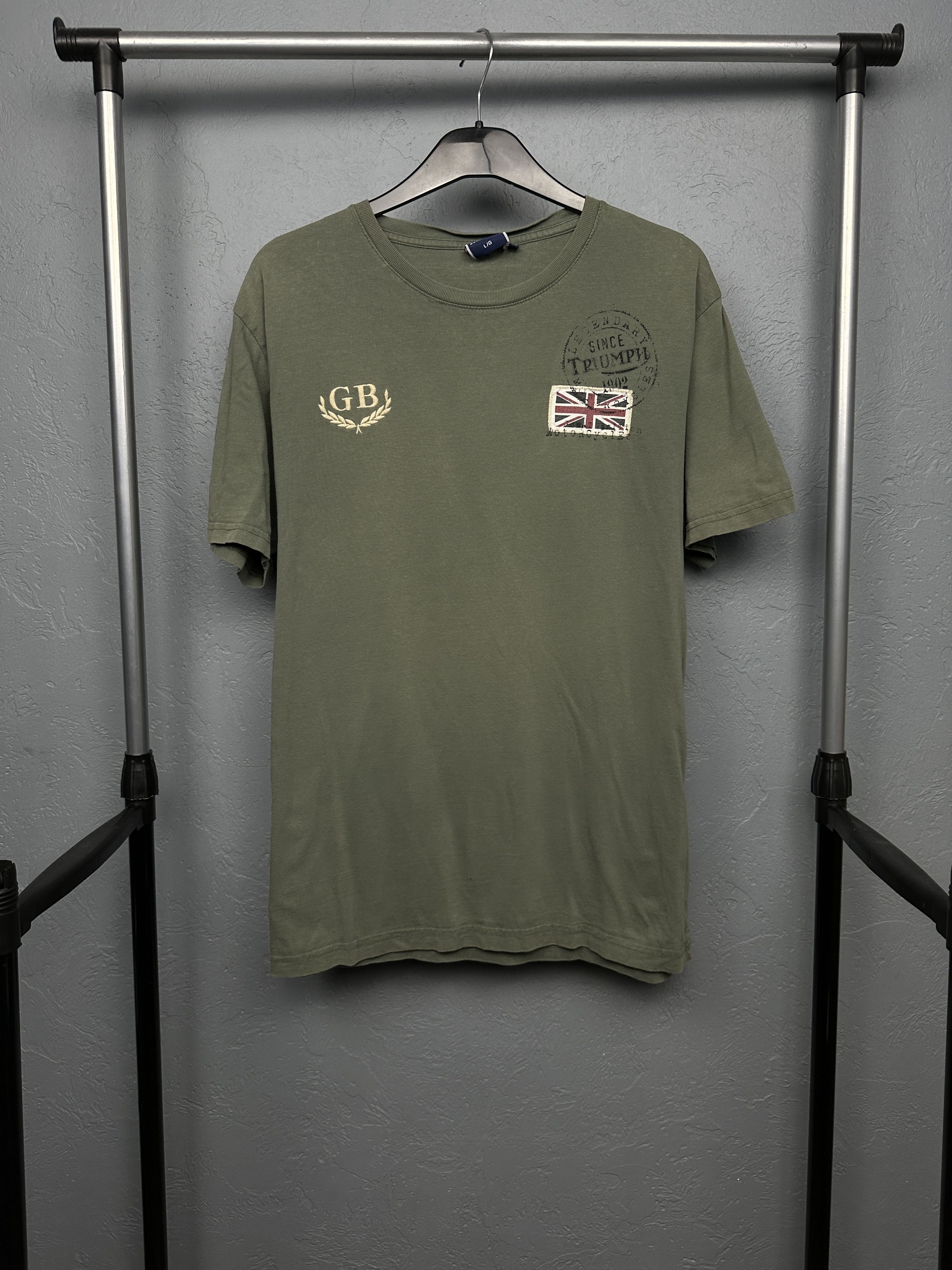 Vintage Triumph Motorcycles Mens T-Shirt Size US L / EU 52-54 / 3 - 1 Thumbnail