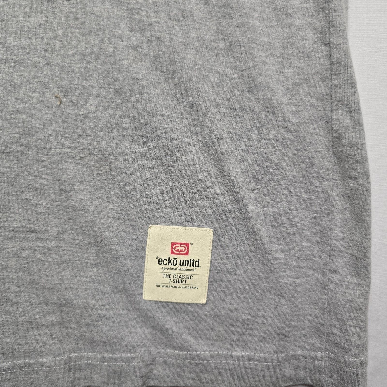Ecko Unltd. Ecko Unltd Shirt Mens Extra Large Gray Classic Tee Graphic Size US XL / EU 56 / 4 - 3 Thumbnail