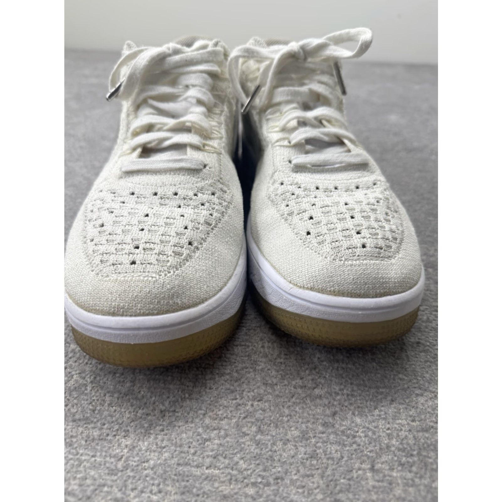 Nike RARE AIR FORCE 1 ULTRA FLYKNIT LOW WHITE ICE 817419-100 Men Size 10 Nike Sneakers Shoe Low Top Casual Vintage 2016 Winter? Size US 9 / EU 42 - 4 Thumbnail