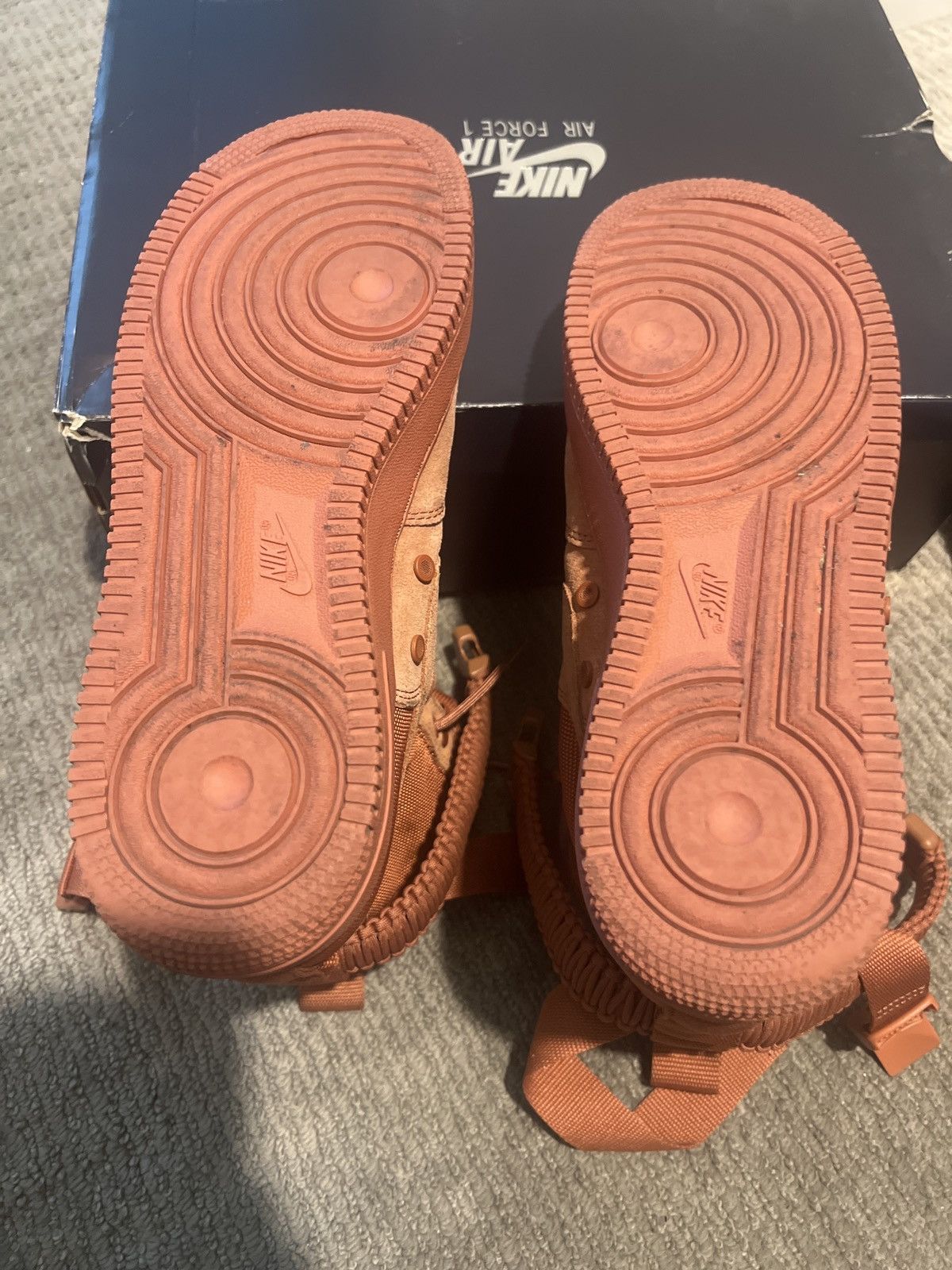 image of Nike Sf Af1 Shoes in Peach, Men's (Size 9.5)