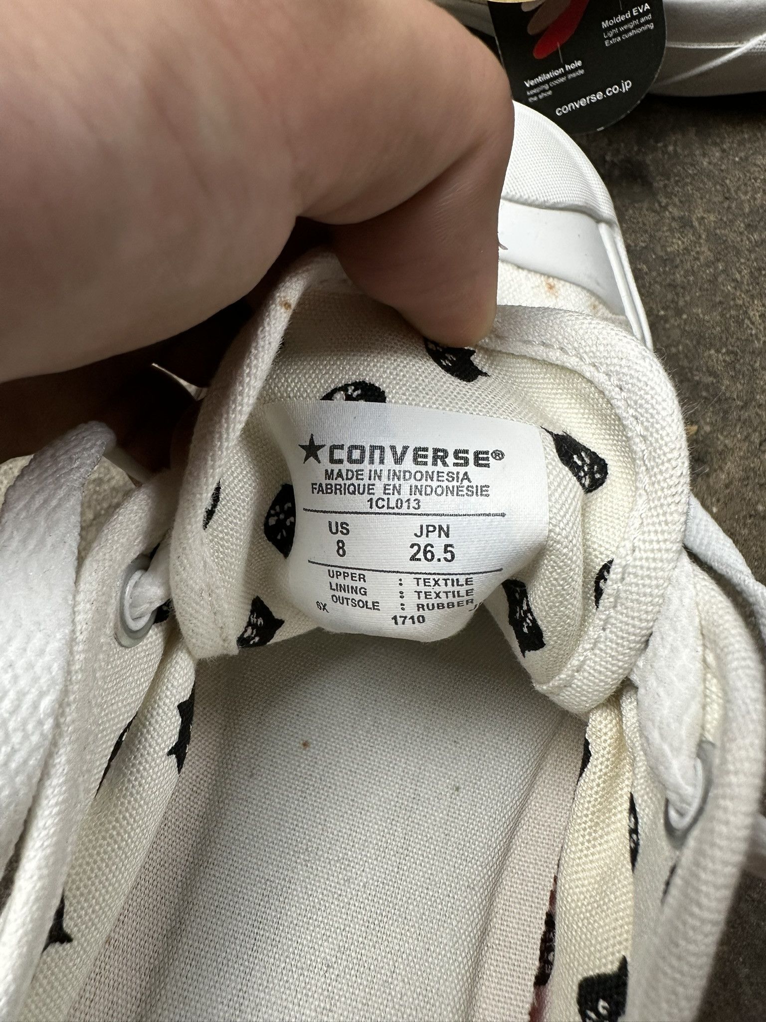 Ne-Net Rare Ne-Net x Converse x Jack Purcell Paint Trainers Size US 8 / EU 41 - 11 Thumbnail