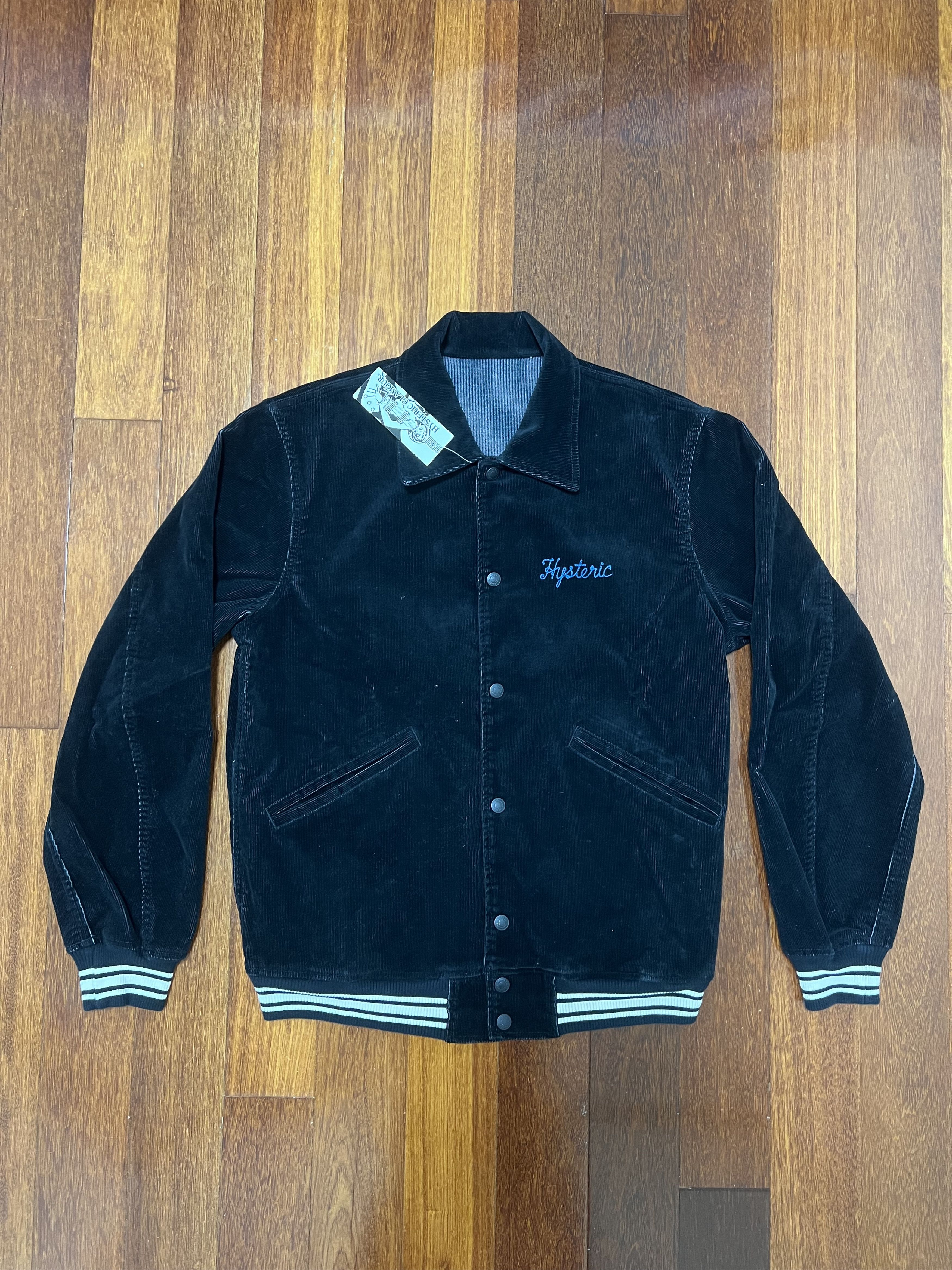 Hysteric Glamour 💚 Hysteric Glamour Devil Made Me Do It Varsity Jacket NEW Size US M / EU 48-50 / 2 - 2 Thumbnail