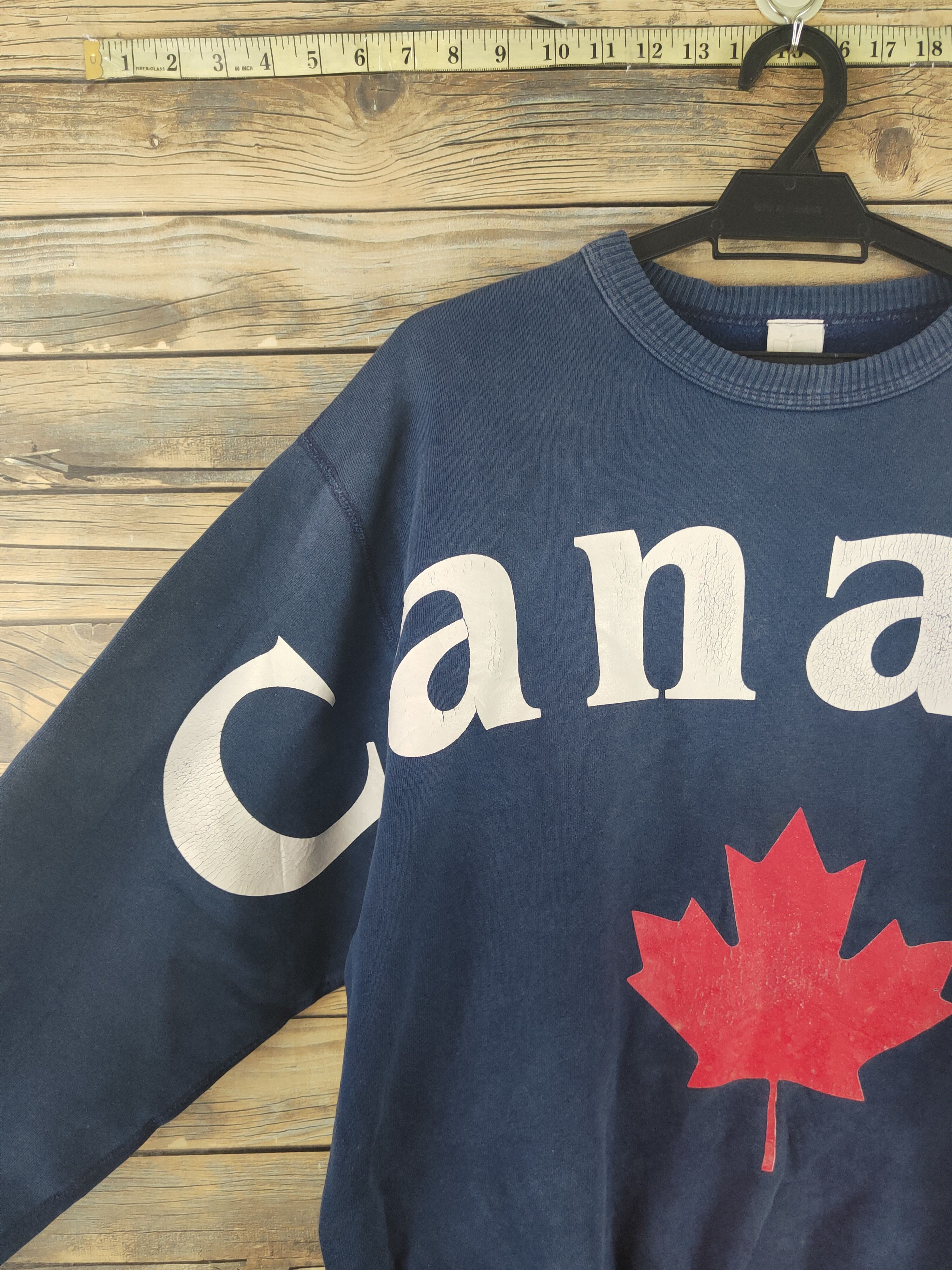 Vintage DL Waves Blue Canada vintage Sweatshirts #46-033 Size US M / EU 48-50 / 2 - 4 Thumbnail