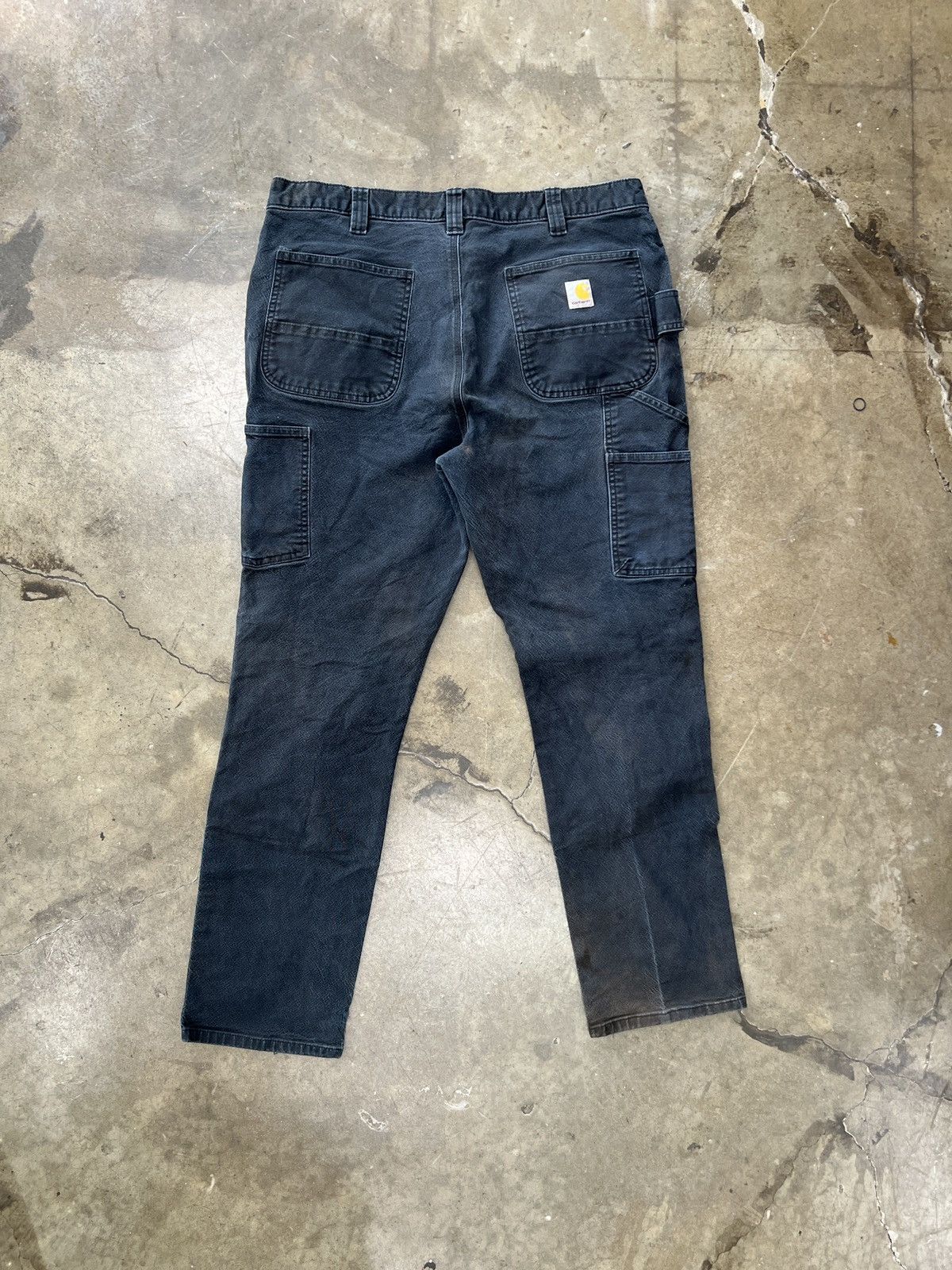 Carhartt Carhartt Carpenter Denim Paint Distressed Sz. 38 Size US 38 / EU 54 - 2 Thumbnail