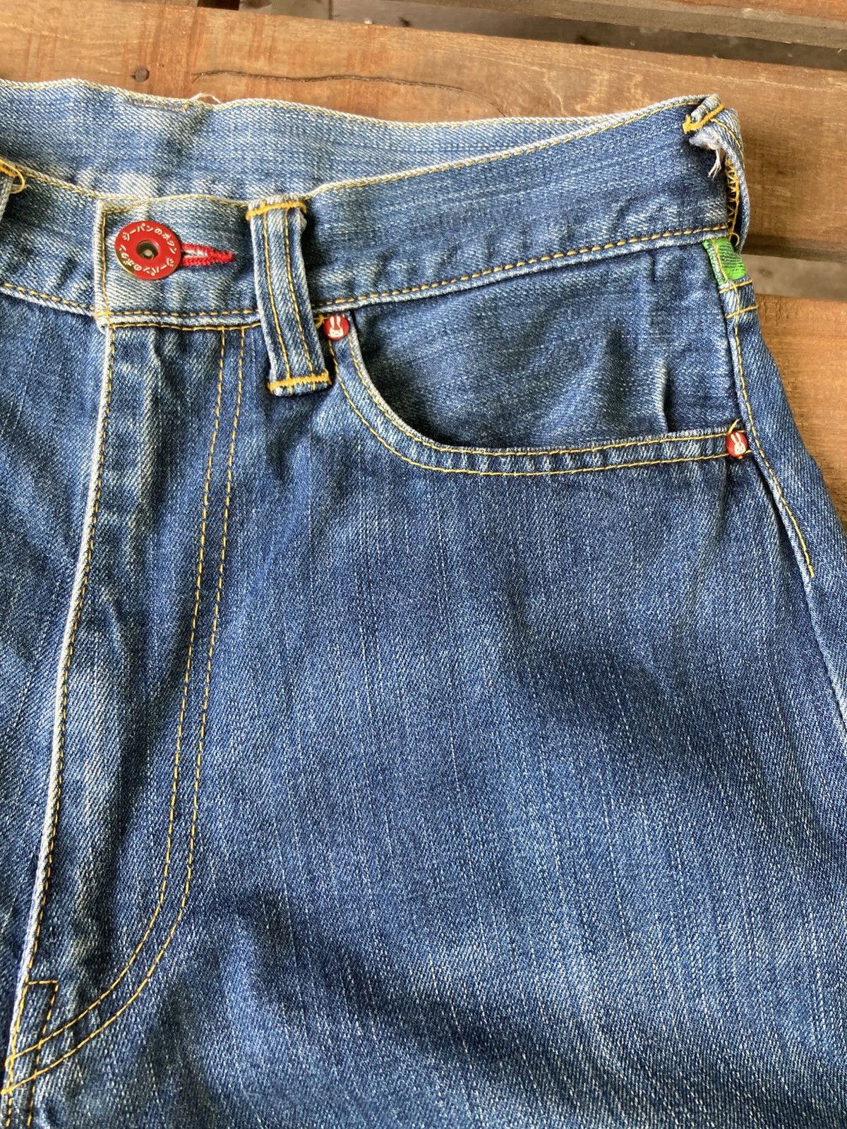 Japanese Brand Cune Japan Blue Mascot Relaxed Fit Denim Jeans Size US 28 / EU 44 - 5 Thumbnail