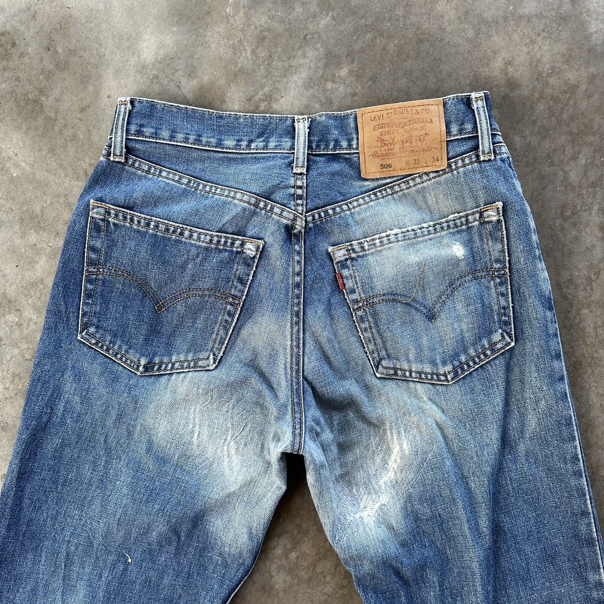 Levi's Vintage Levi’s 506 Faded Distressed Denim Jean Pant W30 Size US 30 / EU 46 - 12 Thumbnail