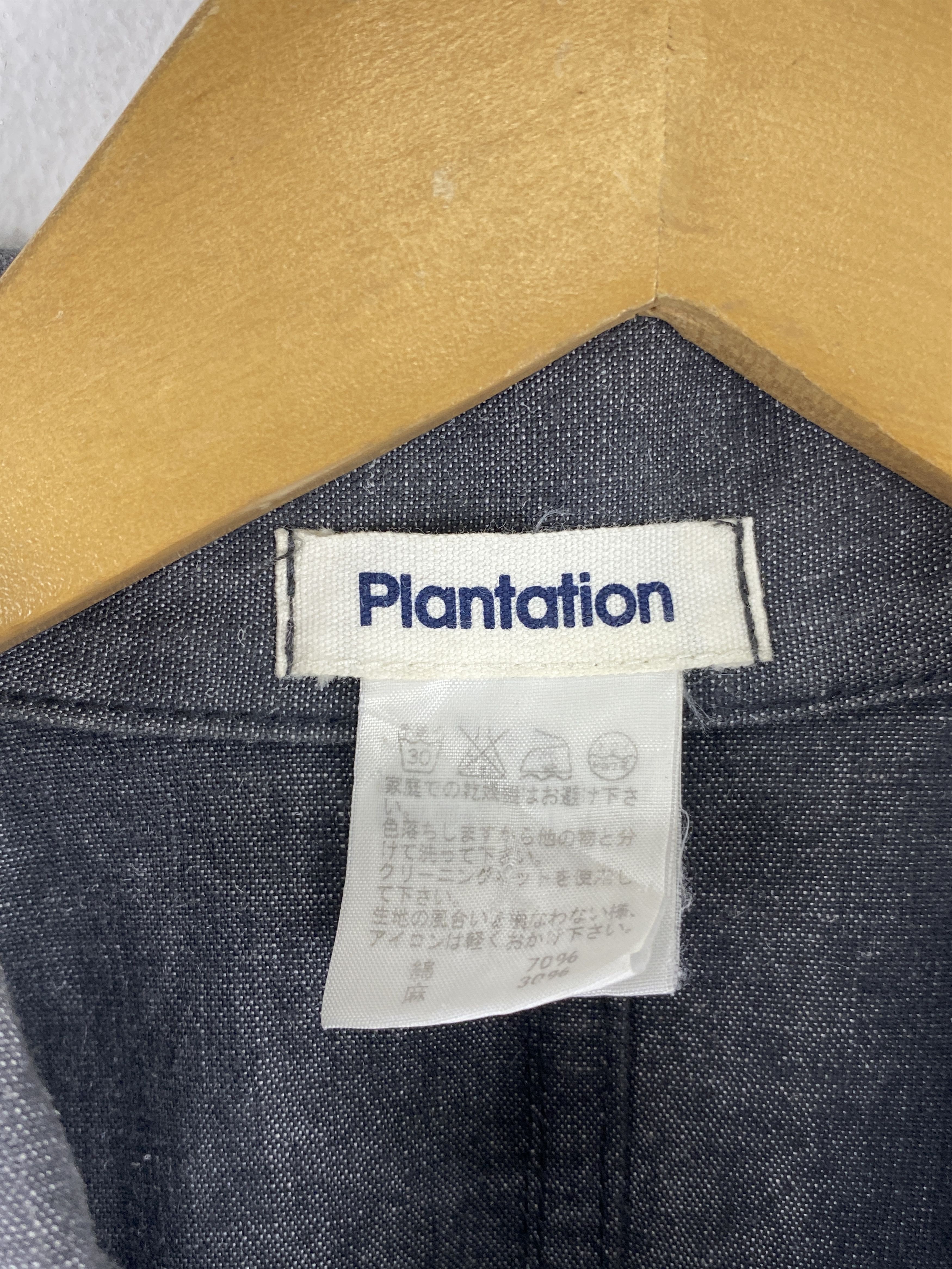 Designer Issey Miyake Plantation Button Up Denim Style Wear J1984 Size US M / EU 48-50 / 2 - 5 Thumbnail