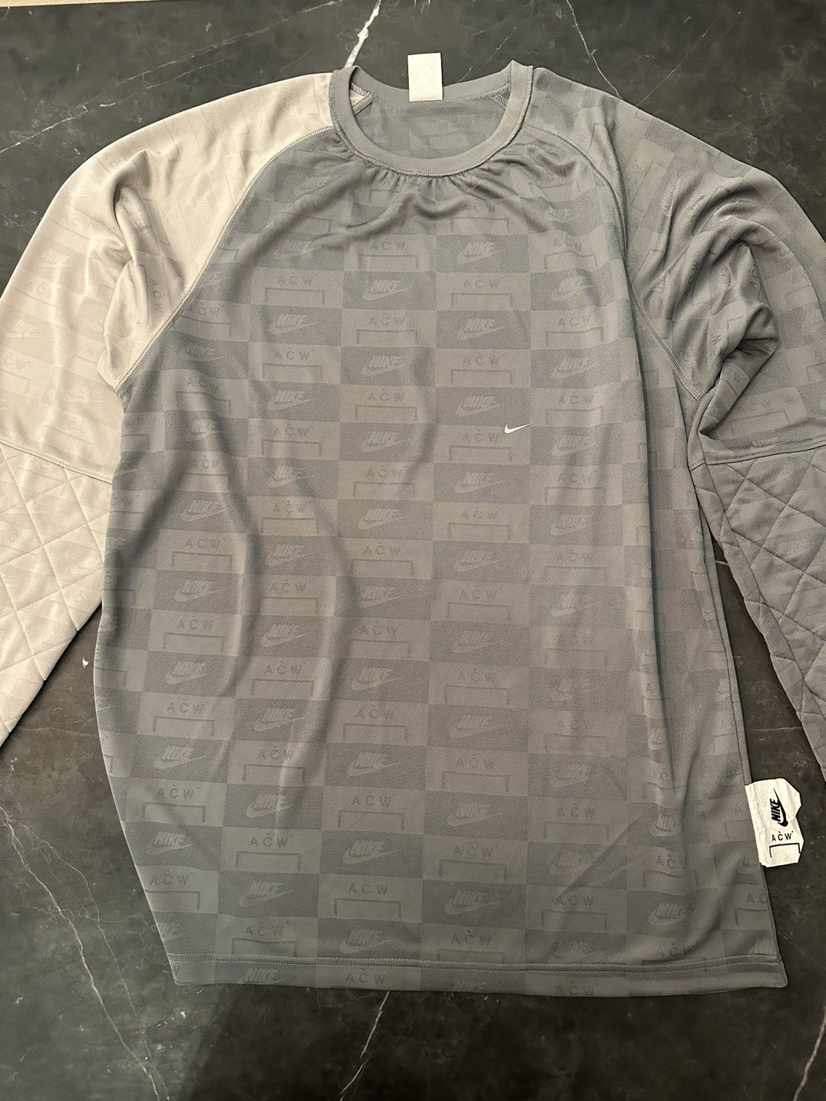 image of A Cold Wall Goalkeeper Jersey in Grey, Men's (Size Medium)