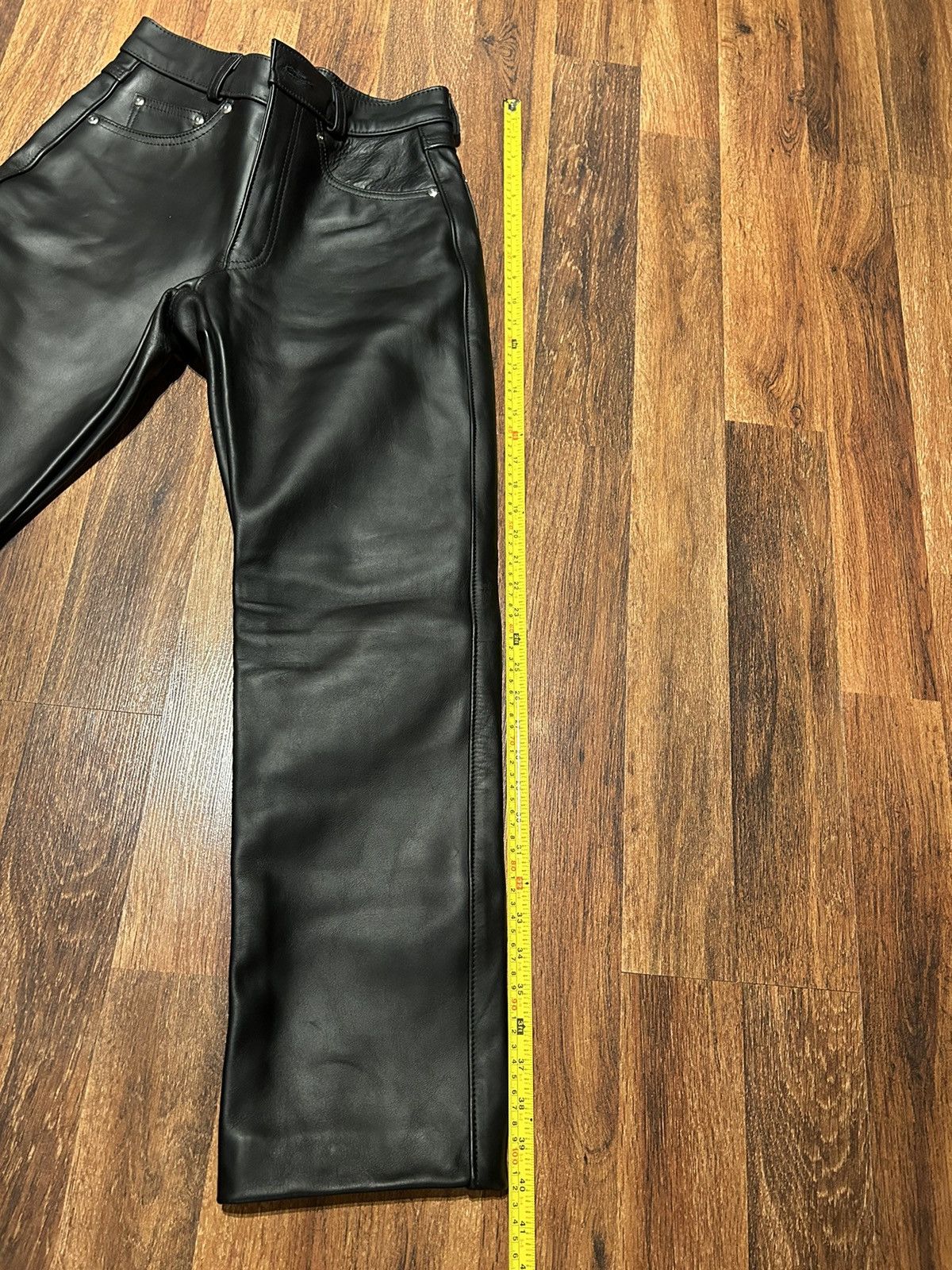 Schott Vintage Men’s 30x31 biker leather pants schott made in USA Size US 30 / EU 46 - 10 Thumbnail