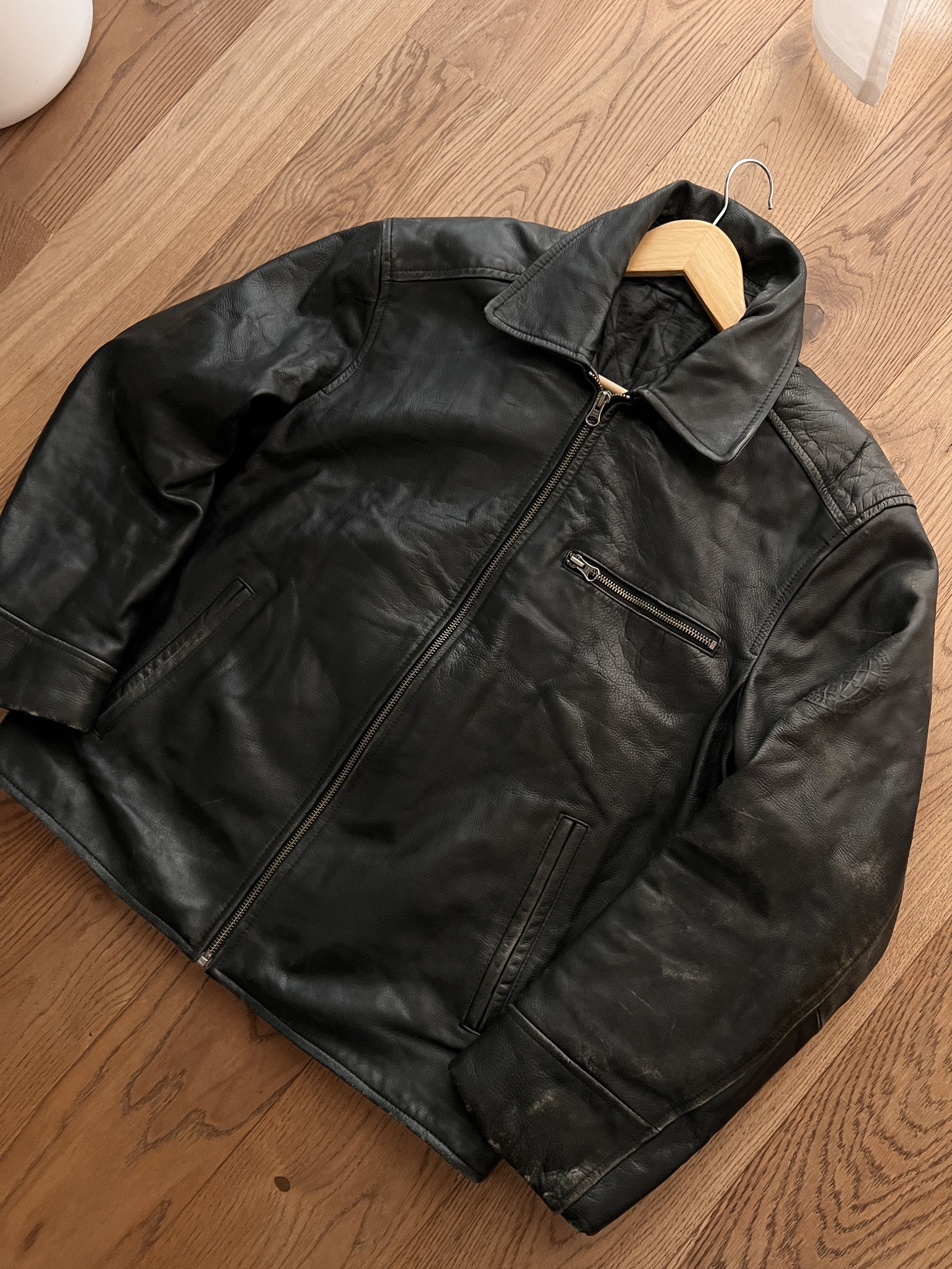 Genuine Leather 14th Addiction Yohji Yamamoto style leather jacket LGB Boxy Size US S / EU 44-46 / 1 - 9 Thumbnail