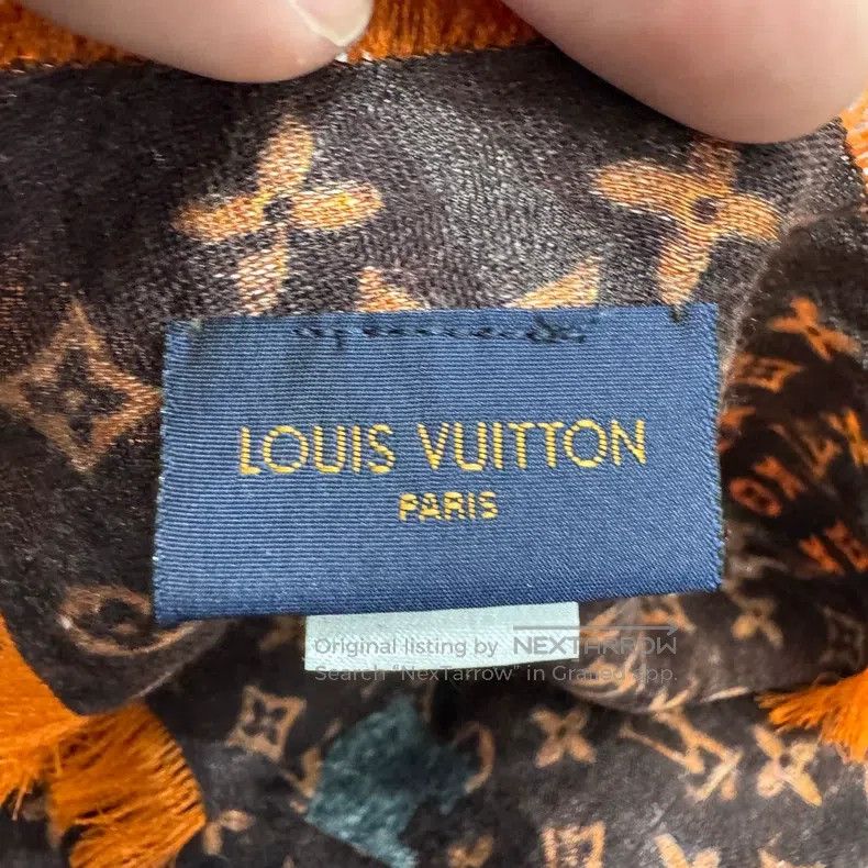 Louis Vuitton Louis Vuitton Cat presbyopic wool scarf Size ONE SIZE - 3 Thumbnail