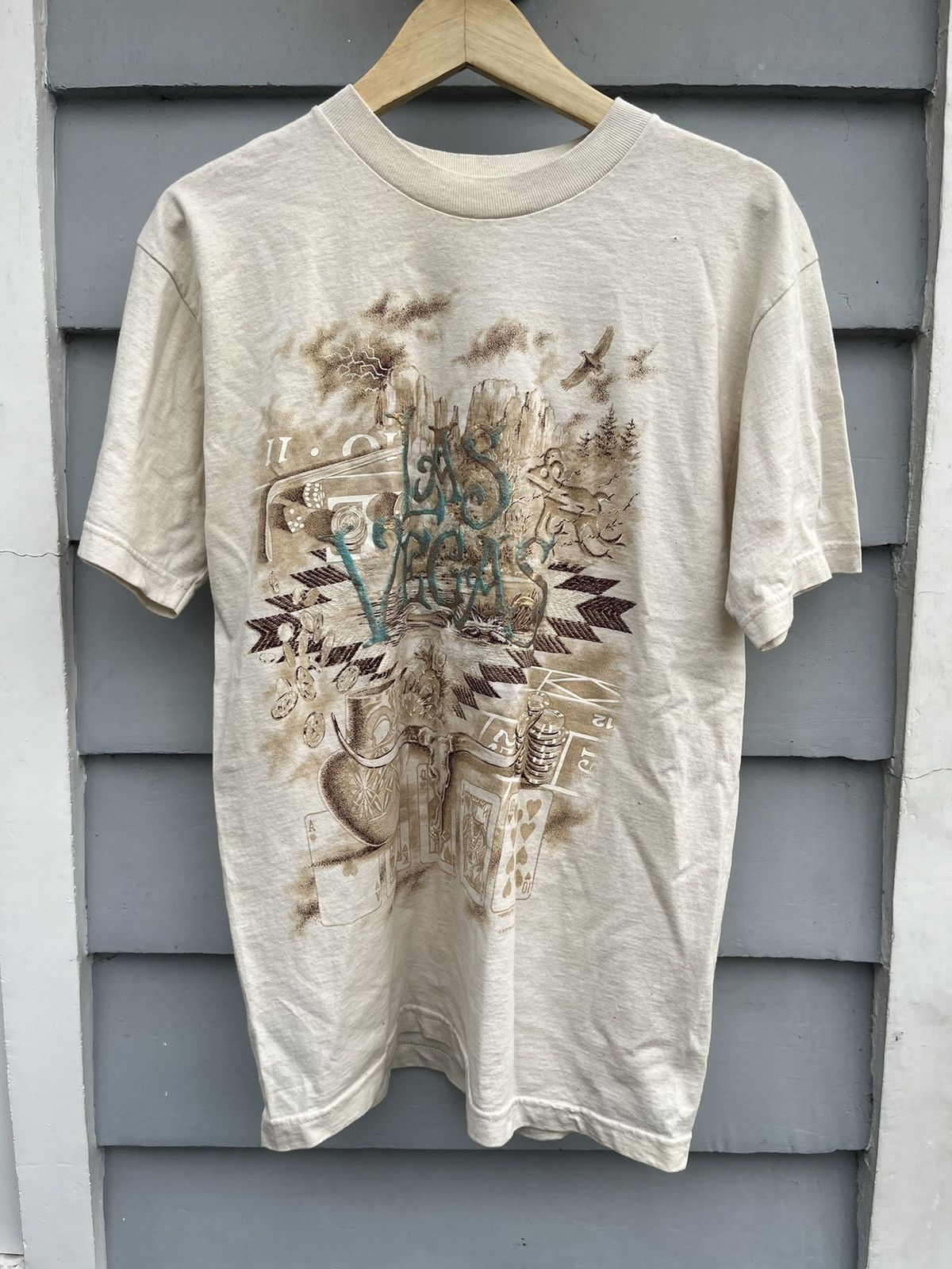 Japanese Brand Las Vegas Casino Graphic by Murina ©️Western Supply Tees Size US M / EU 48-50 / 2 - 1 Thumbnail