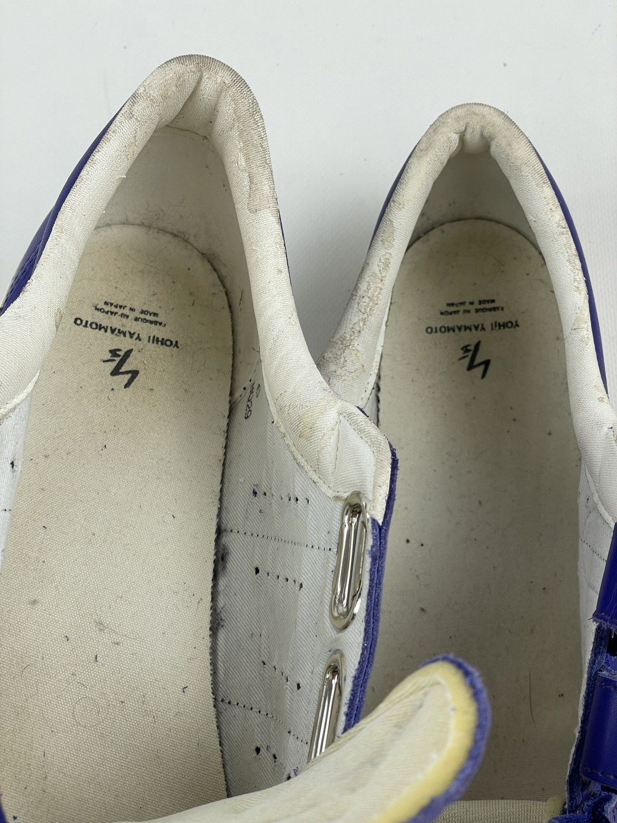 Kansai Yamamoto Y2K Y'S Japan Leather Strap Hook-Loop Sneakers Low-Top Shoes Size US 11.5 / EU 44-45 - 15 Thumbnail