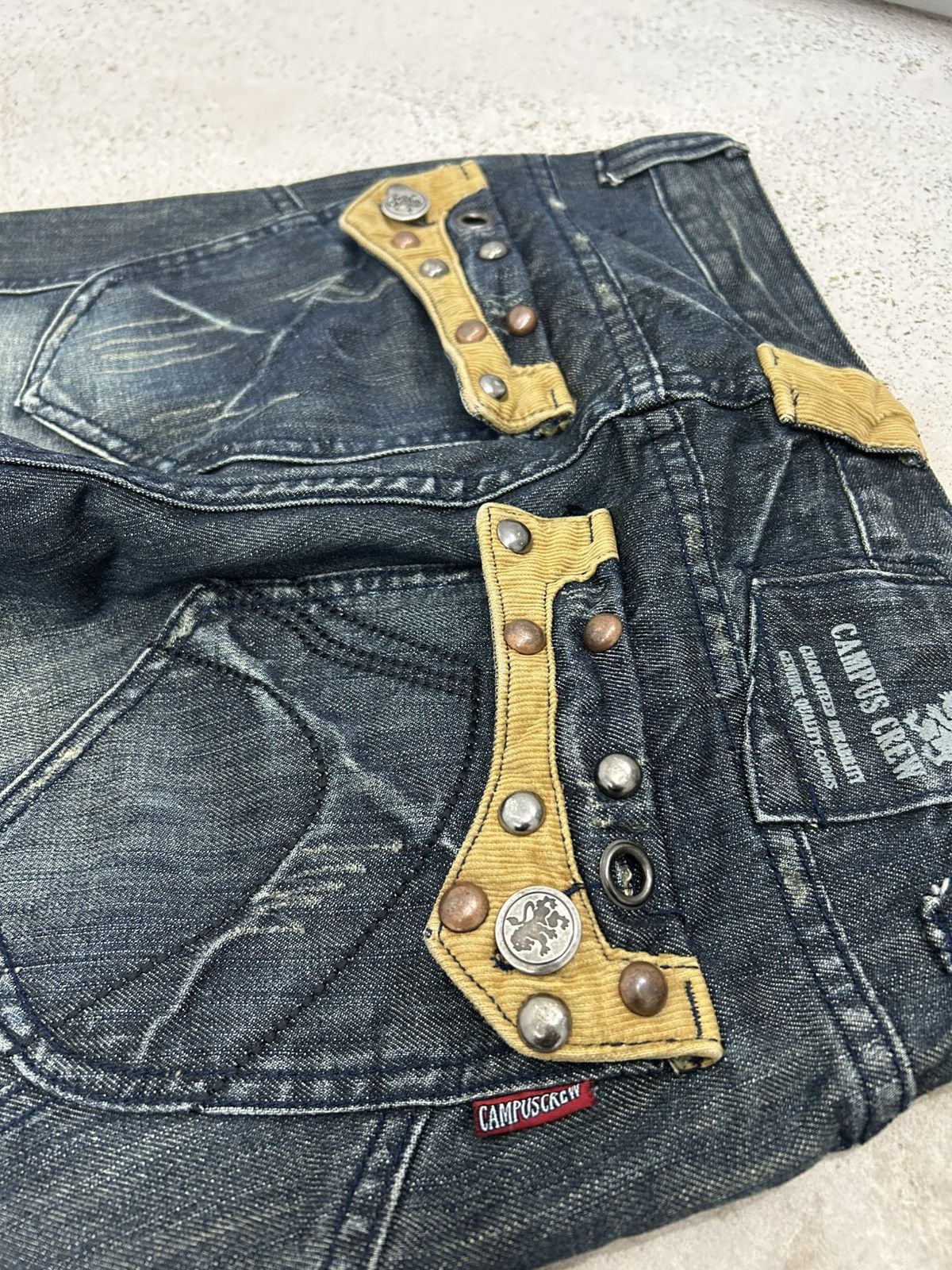 Le Grande Bleu (L.G.B.) Campus Crew Baggy Jeans Embellished Size US 29 - 16 Thumbnail