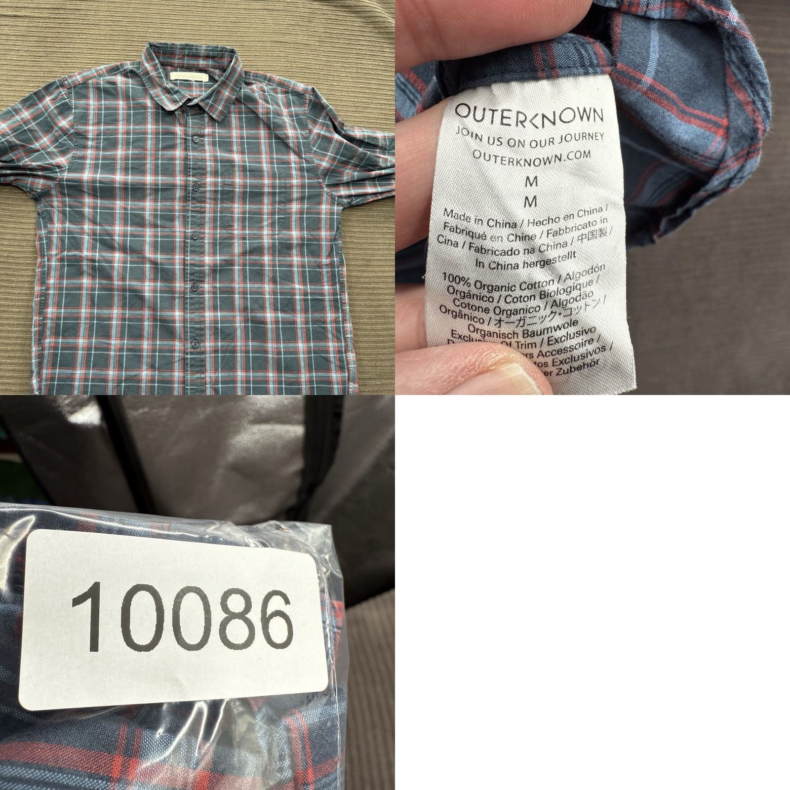 Outerknown Outerknown Shirt Men Medium Plaid Organic Cotton Long Sleeve Outdoors Hiking Mens Regular Multicolor Outdoor 90s? Size US M / EU 48-50 / 2 - 8 Thumbnail