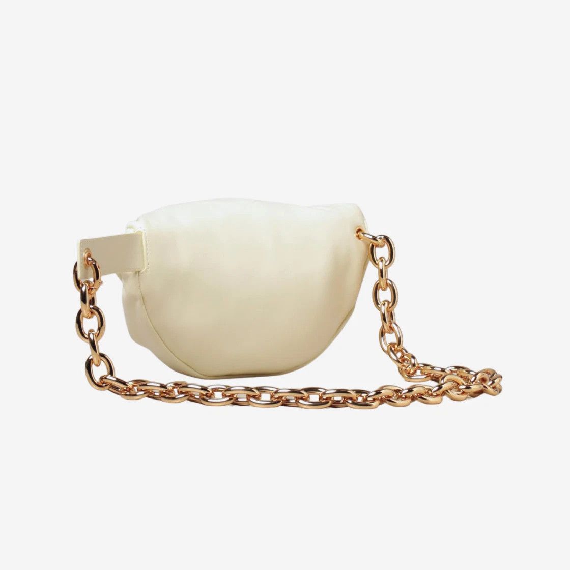 Bottega Veneta o1n1vont1024 Size: OS / Chain Pouch Belt Bag Ice Cream/Gold Size ONE SIZE - 3 Thumbnail