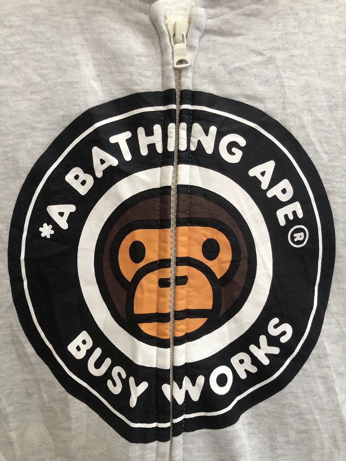 Bape OG A Bathing Ape Busy Work Baby Milo Zip Hoodie Size US L / EU 52-54 / 3 - 3 Thumbnail