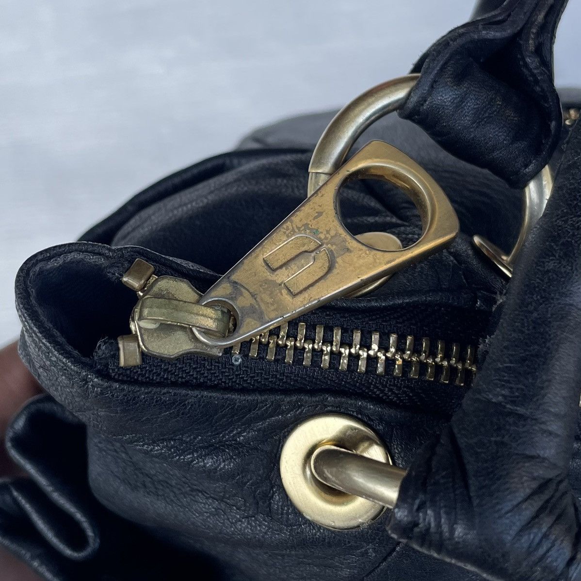 Emanuel Ungaro × Ungaro Paris Black Soft Leather Vintage Ungaro Bag Size ONE SIZE - 12 Thumbnail