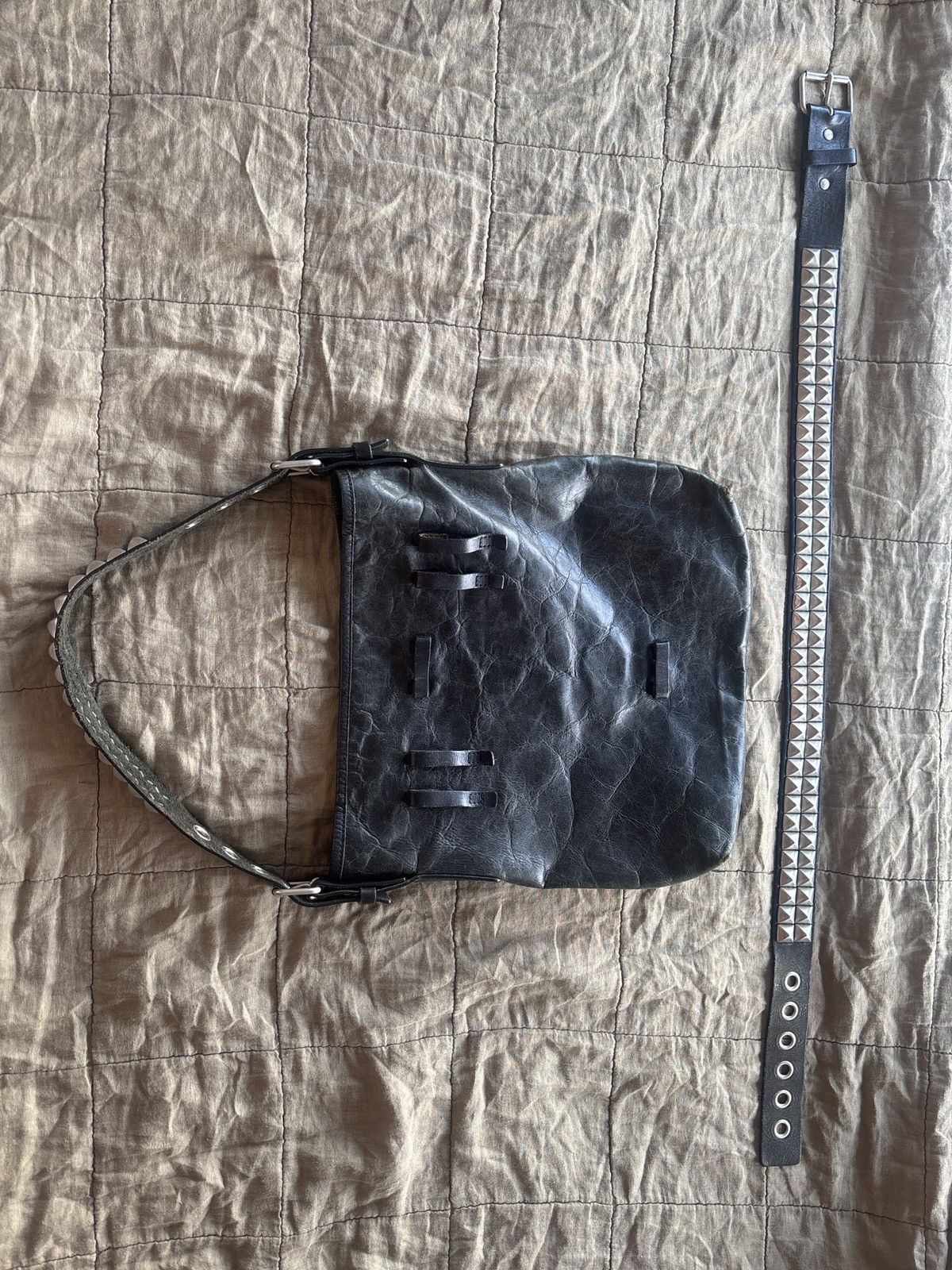 Junya Watanabe Junya Watanabe studded bag ss02* Size ONE SIZE - 7 Thumbnail