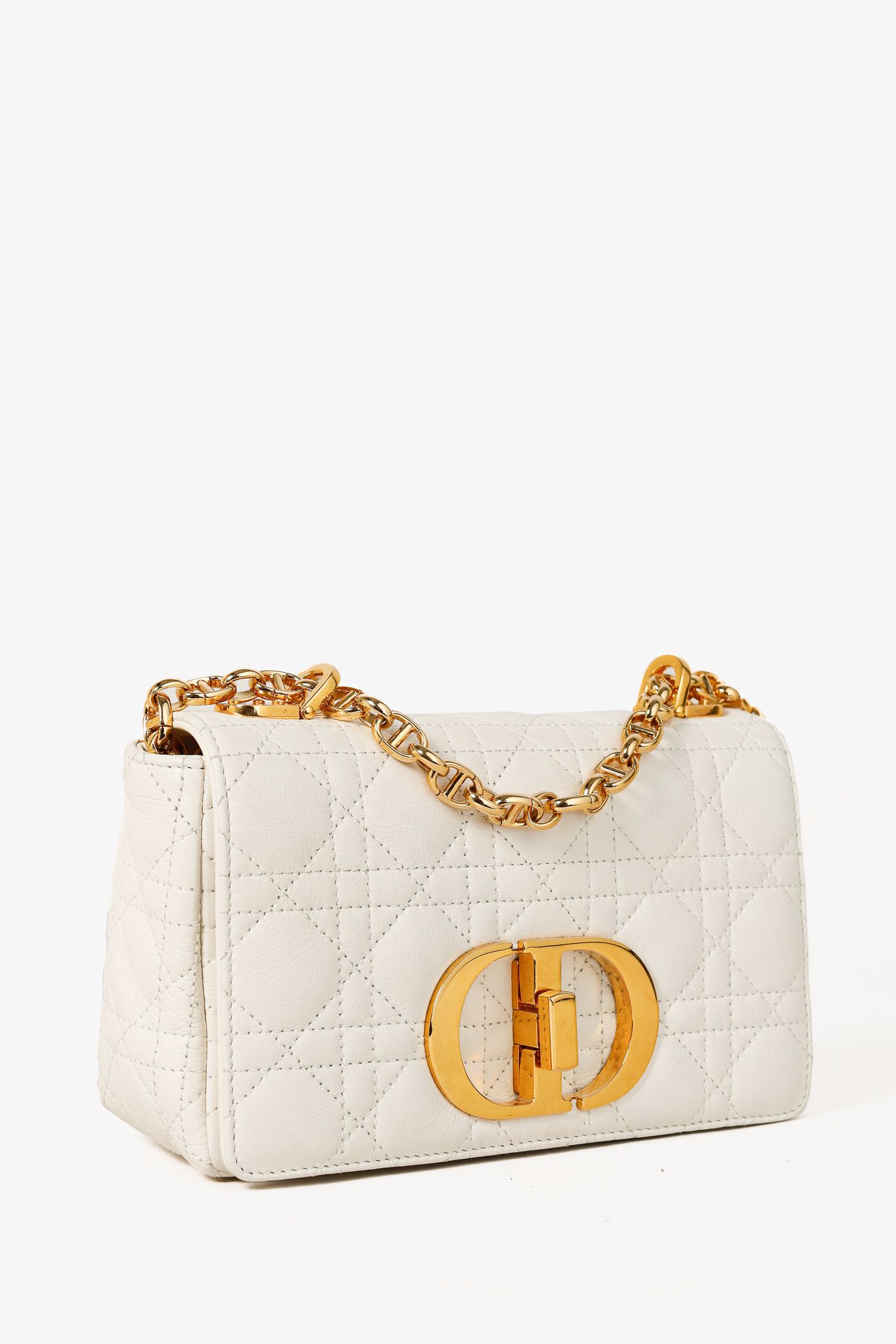 Dior Christian Dior Small Dior Caro Cannage Calfskin Crossbody Size ONE SIZE - 2 Thumbnail