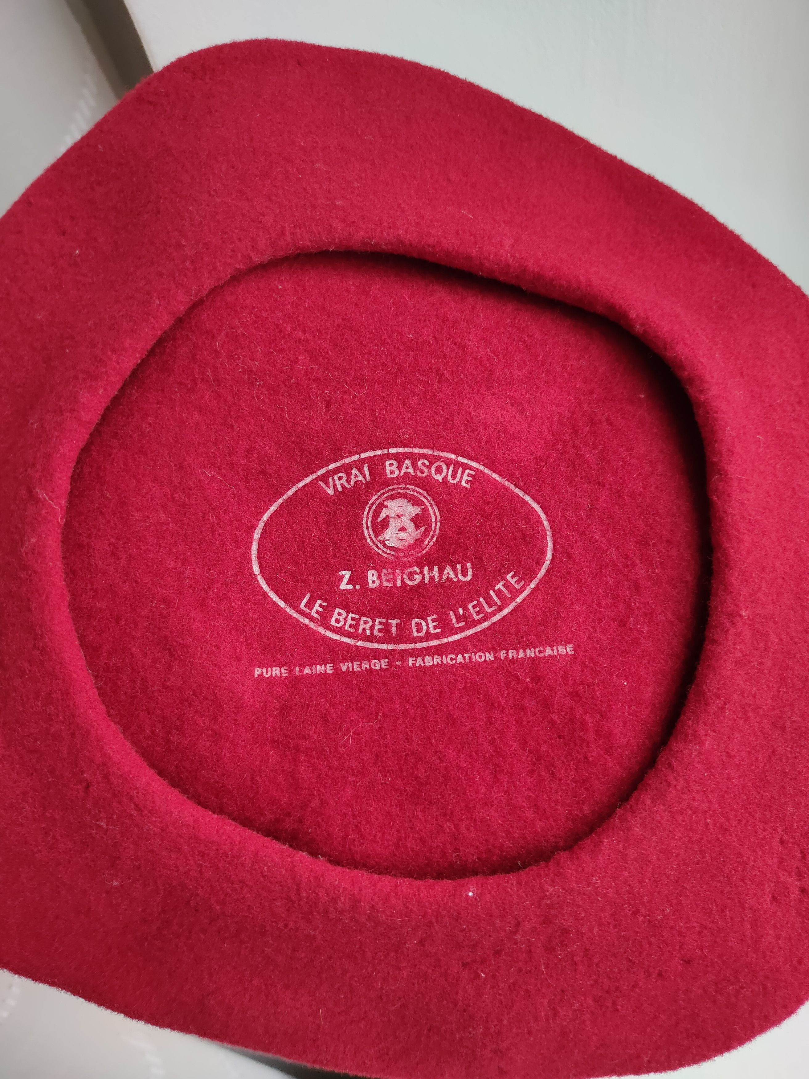 Vintage Vintage Vrai Basque Beret Wool Military Paratrooper Hat Size ONE SIZE - 5 Thumbnail