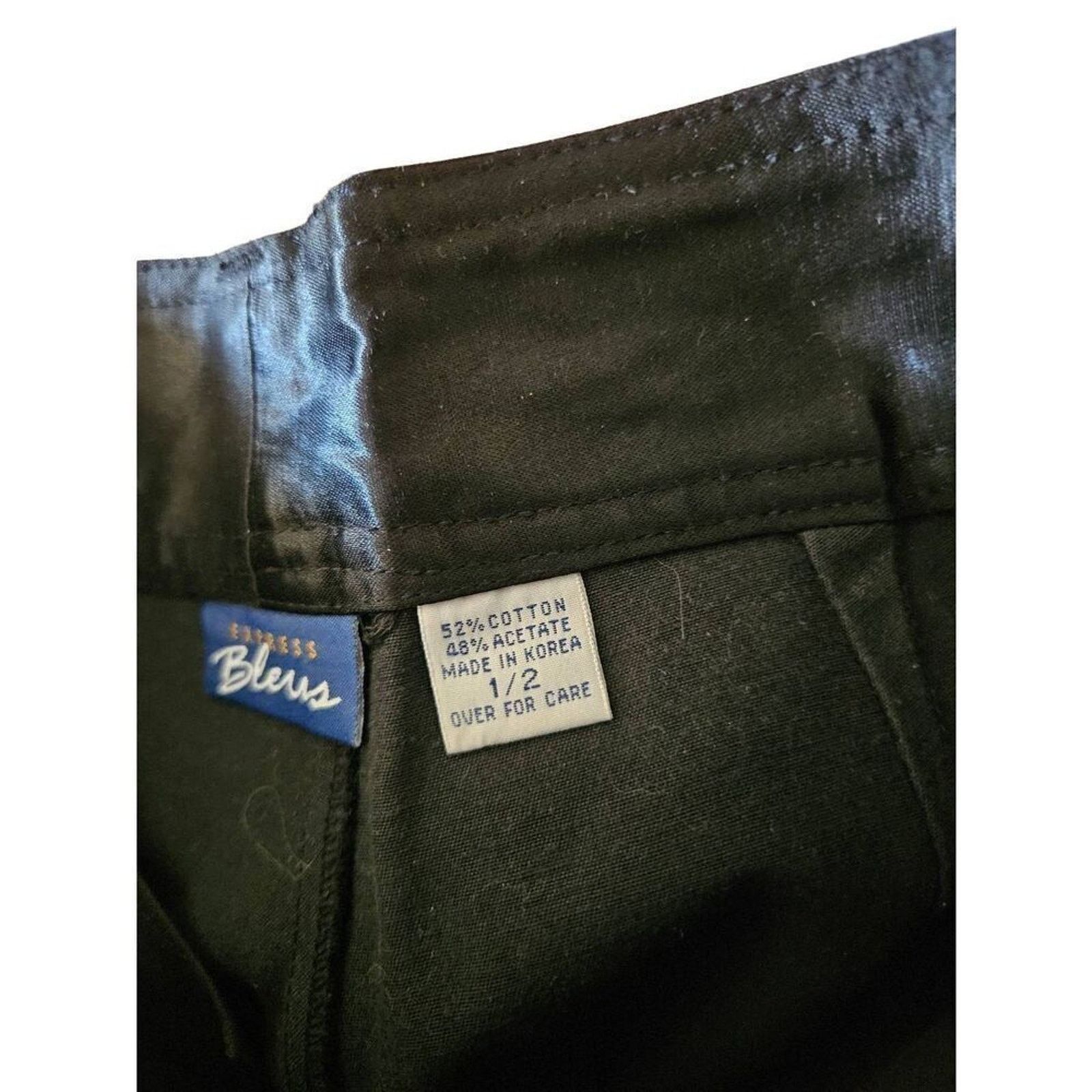 Express Express Bleus 1 / 2 pants vintage Size 28" / US 6 / IT 42 - 8 Thumbnail