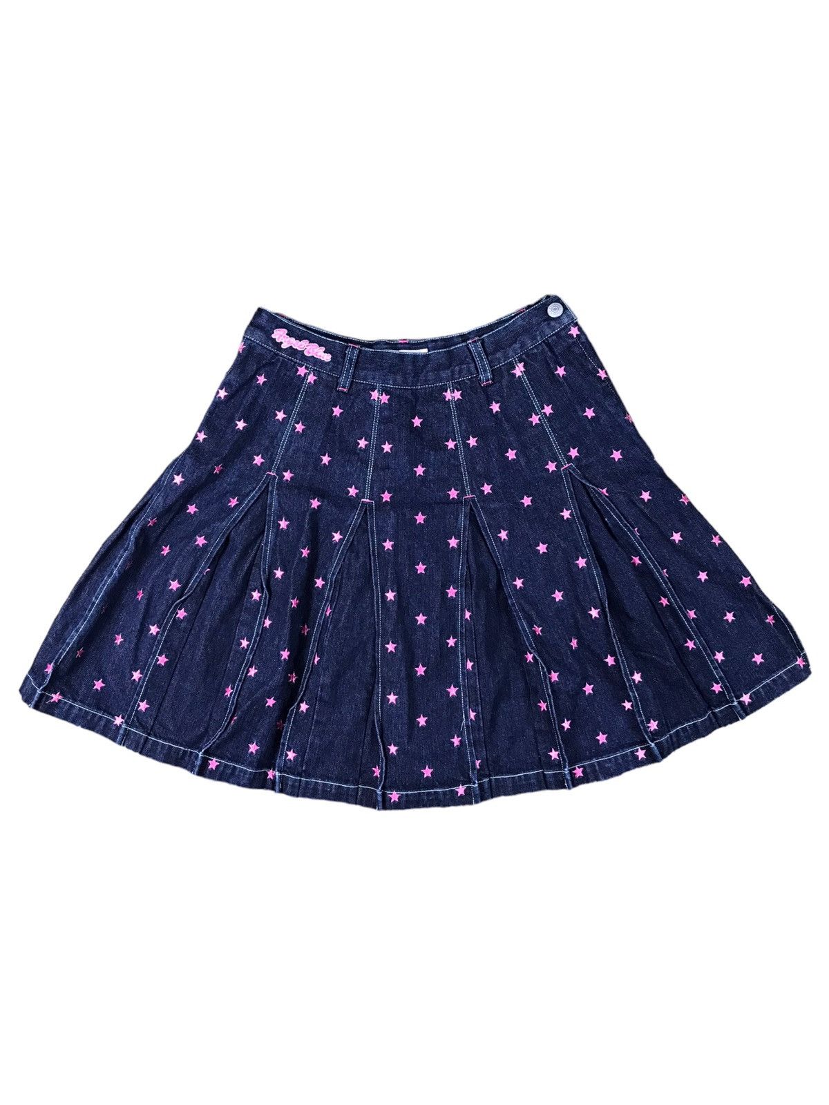 Hysteric Glamour VTG 90s ANGEL BLUE MINI SKIRT PLEATED BY HYSTERIC GLAMOUR Size 26" / US 2 / IT 38 - 1 Thumbnail