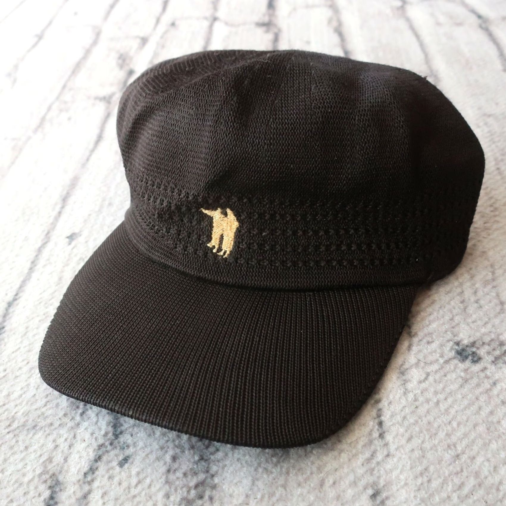 Obey VINTAGE Obey Hat Cap 90s Black Mens S-M Flexfit Hat Size ONE SIZE - 4 Thumbnail
