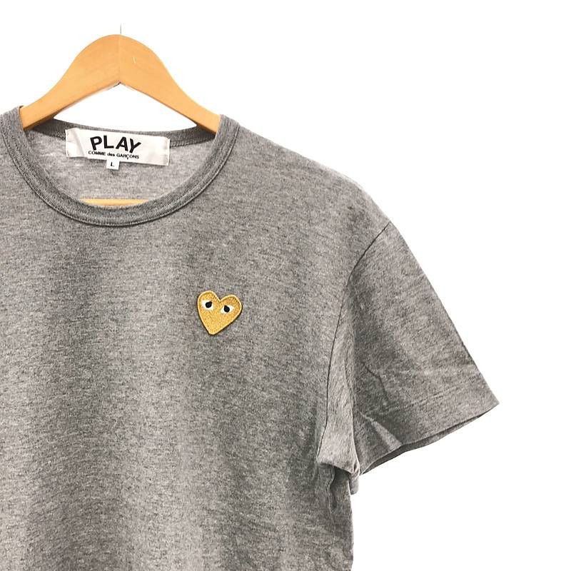 Comme des Garcons PLAY T-Shirts Heart logo patch crew neck short sleeve Gray Size US L / EU 52-54 / 3 - 3 Thumbnail