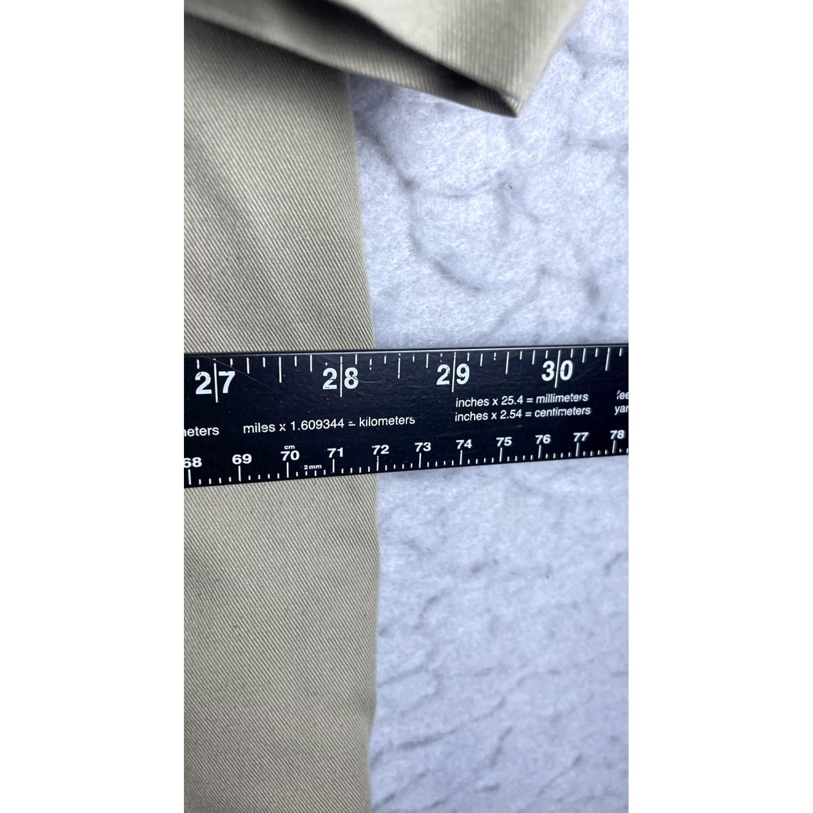 Carhartt Carhartt Shirt Mens Big 4XL Beige Solid Short Sleeve Button Twill Workwear Size US XXL / EU 58 / 5 - 6 Thumbnail