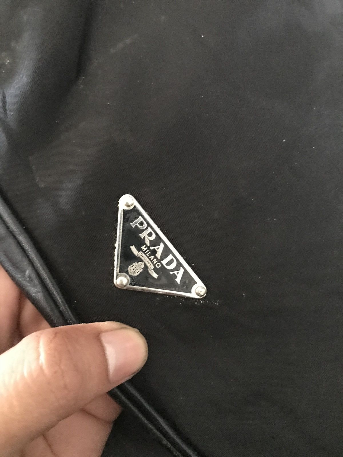 Prada Vintage Prada Black Shoulder Size ONE SIZE - 4 Thumbnail
