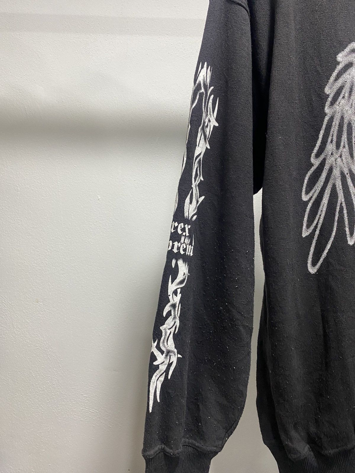 If Six Was Nine × Japanese Brand × Le Grande Bleu (L.G.B.) Sick☠️Urex Storem Poem Punk Sweater Grunge Lgb Hysteric Flame Size US L / EU 52-54 / 3 - 5 Thumbnail
