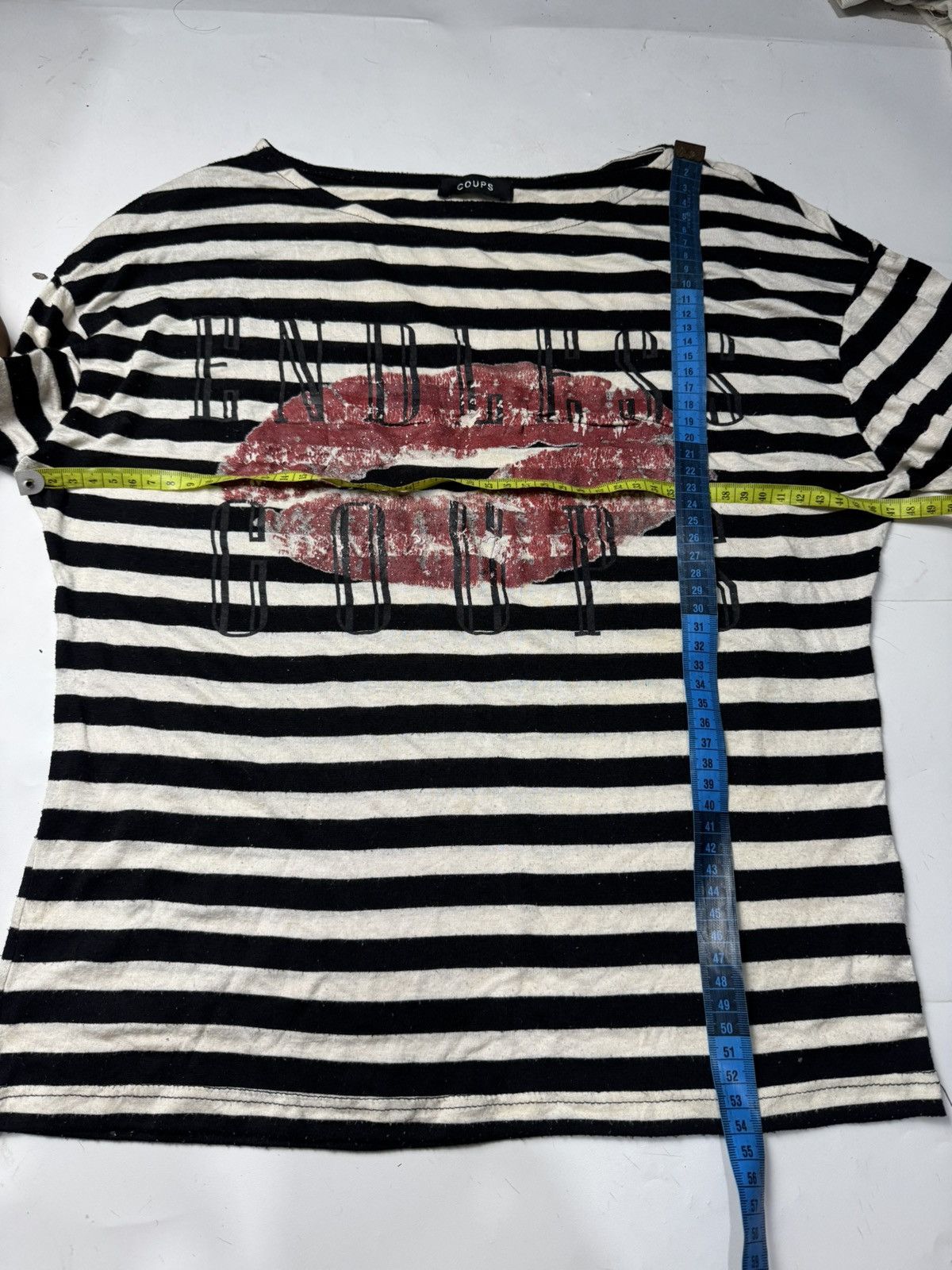 Hysteric Glamour Stripe Lip Coups Japanese Long Sleeve Size US S / EU 44-46 / 1 - 6 Thumbnail