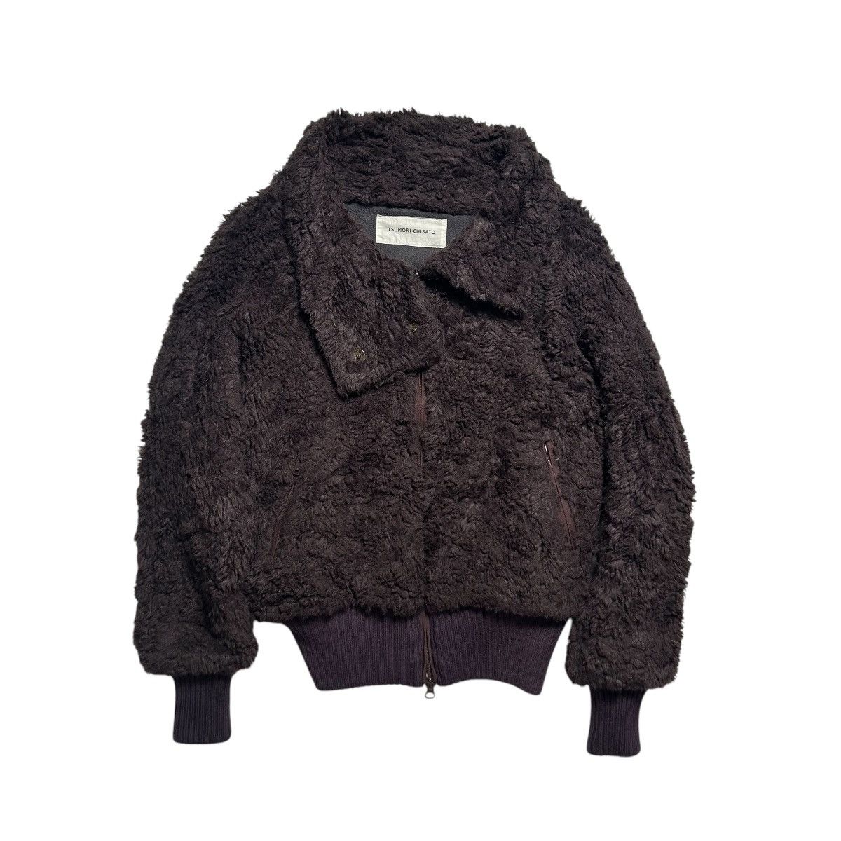 Tsumori Chisato Tsumori Chisato Issey Miyake Fur Bomber Jacket/Women Size L / US 10 / IT 46 - 1 Thumbnail