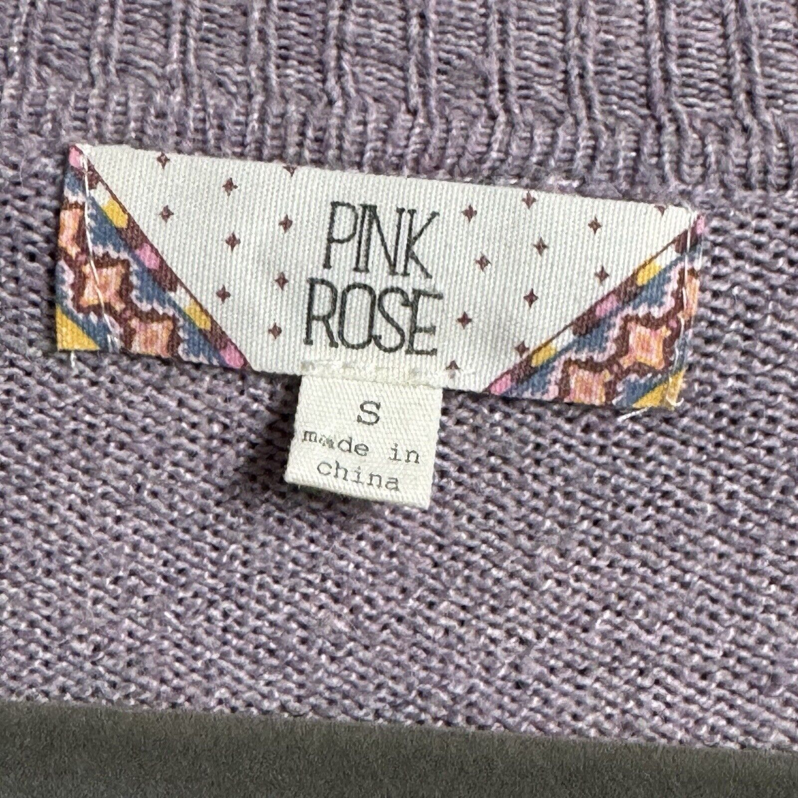 Other Pink Rose Sweater S Casual Soft Minimalist Cozy Hippie Size S / US 4 / IT 40 - 10 Thumbnail