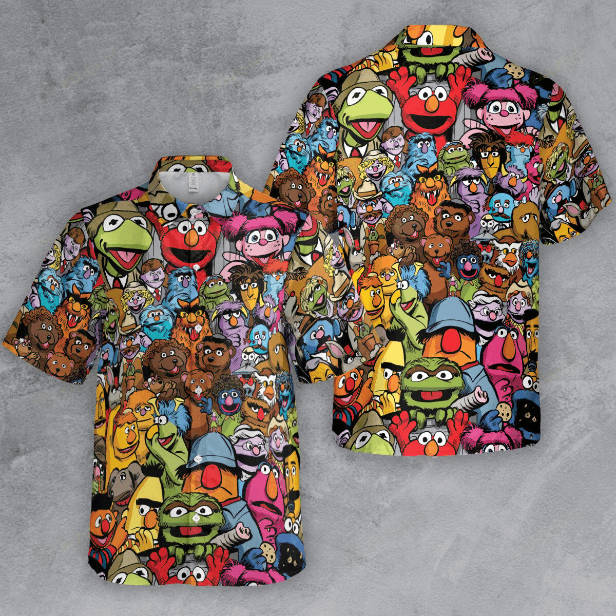 Designer × The Unbranded Brand All Muppets Characters Are Here Button Down Shirt Size US L / EU 52-54 / 3 - 4 Thumbnail
