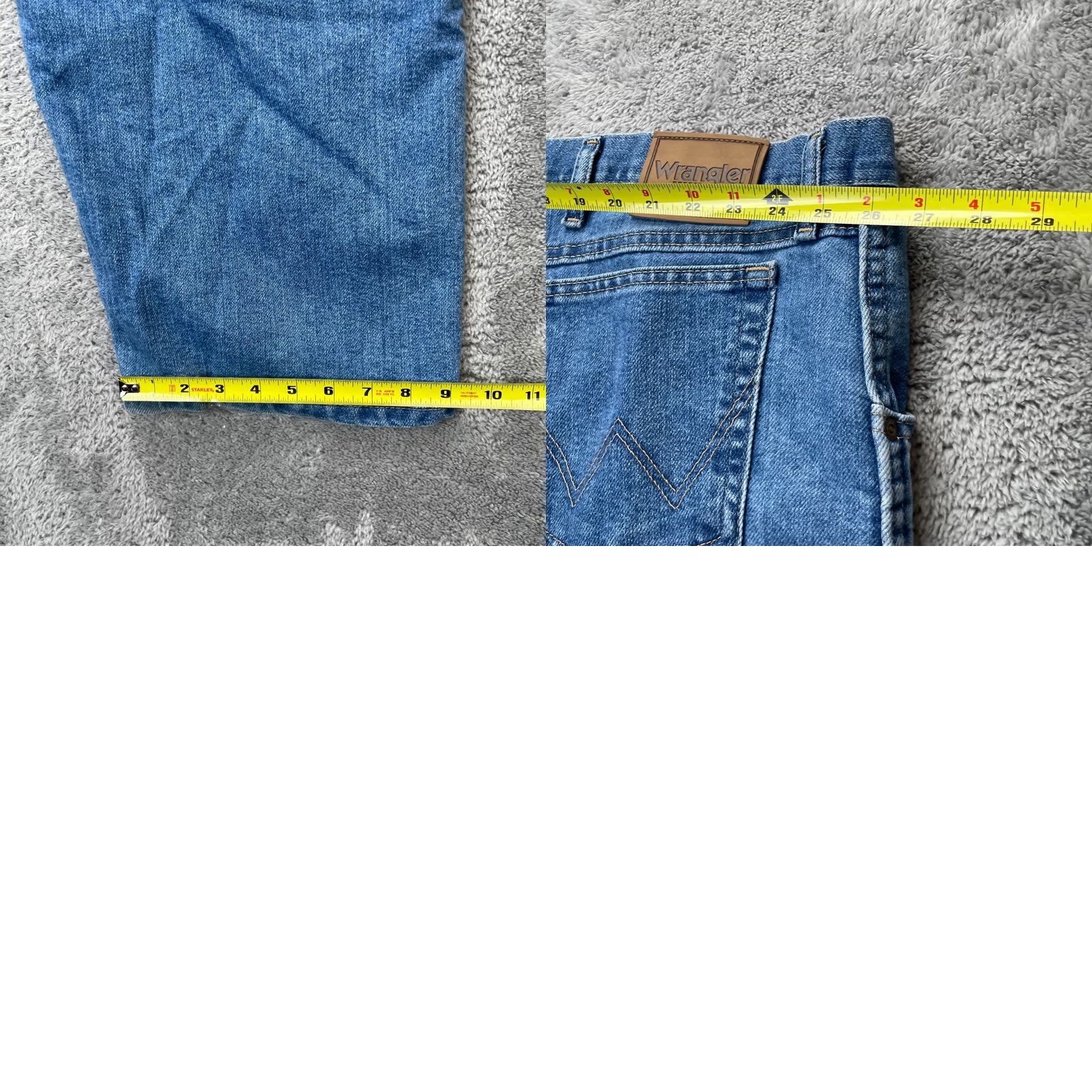 Wrangler VINTAGE Wrangler Jeans Mens 54x28 Blue Cowboy Cut Stretch Flex Straight Denim Work Ranch Jeans Mens 54 Blue Cowboy Western 54x28 Big & Tall Mens Size US 38 / EU 54 - 8 Thumbnail