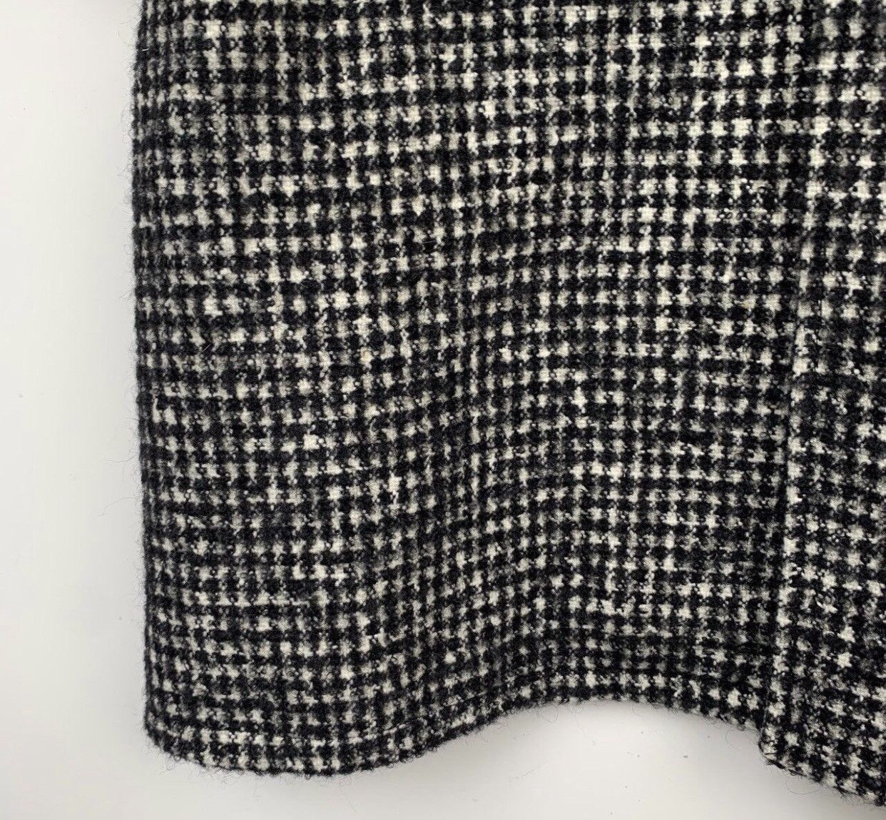 Saint Laurent Paris Saint Laurent SLP black and white wool blend coat jacket Size US XS / EU 42 / 0 - 5 Thumbnail