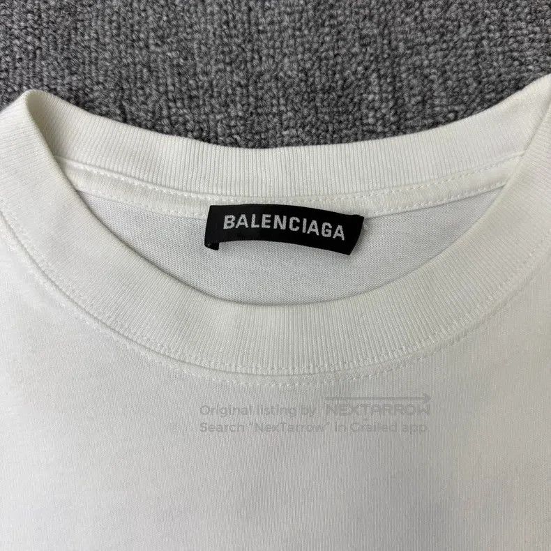 Balenciaga Balenciaga Letter Printed Crew Neck Short Sleeve T-Shirt Size US XXS / EU 40 - 6 Thumbnail