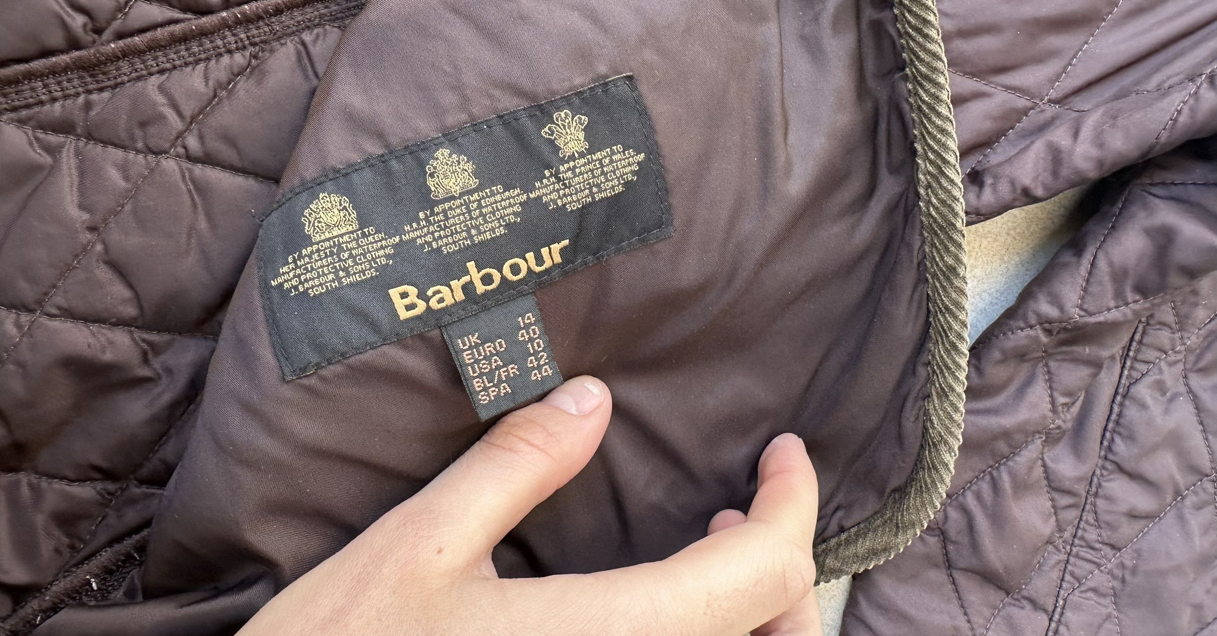 Barbour Barbour women quilted jacket brown old money Size L / US 10 / IT 46 - 7 Thumbnail