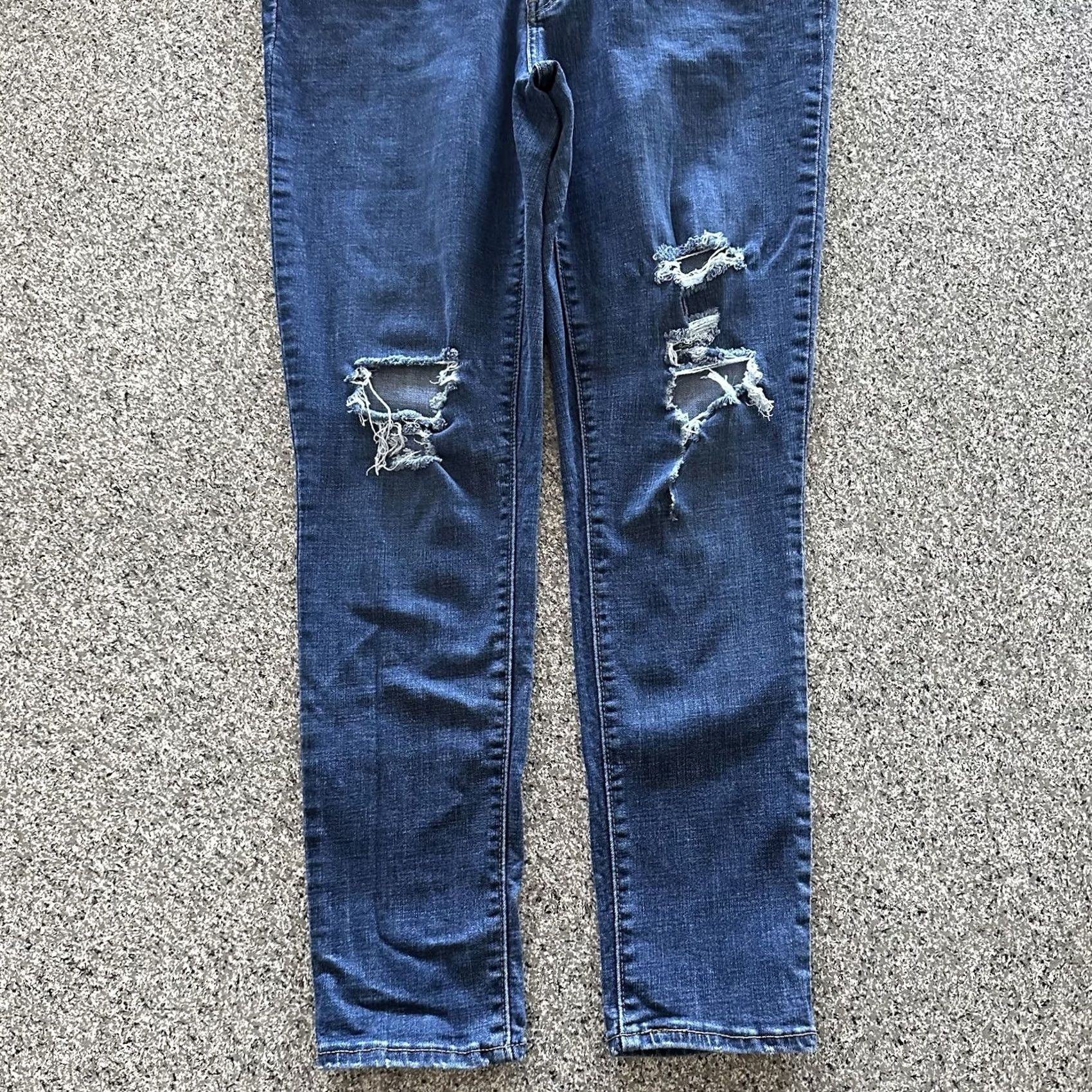 Levi's Levi's Jeans Womens 33 Regular 28 High Rise Skinny Distressed Stretch Denim Blue 5-Pocket Levi's 700 Series Womens Jeans Size 24" / US 00 / IT 34 - 3 Thumbnail
